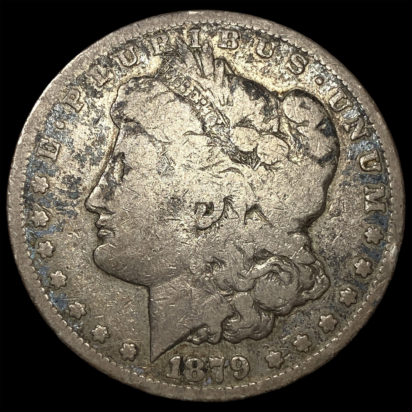 1879-S Silver Morgan Dollar LIGHTLY CIRCULATED: 1879-S Silver Morgan Dollar LIGHTLY CIRCULATED
