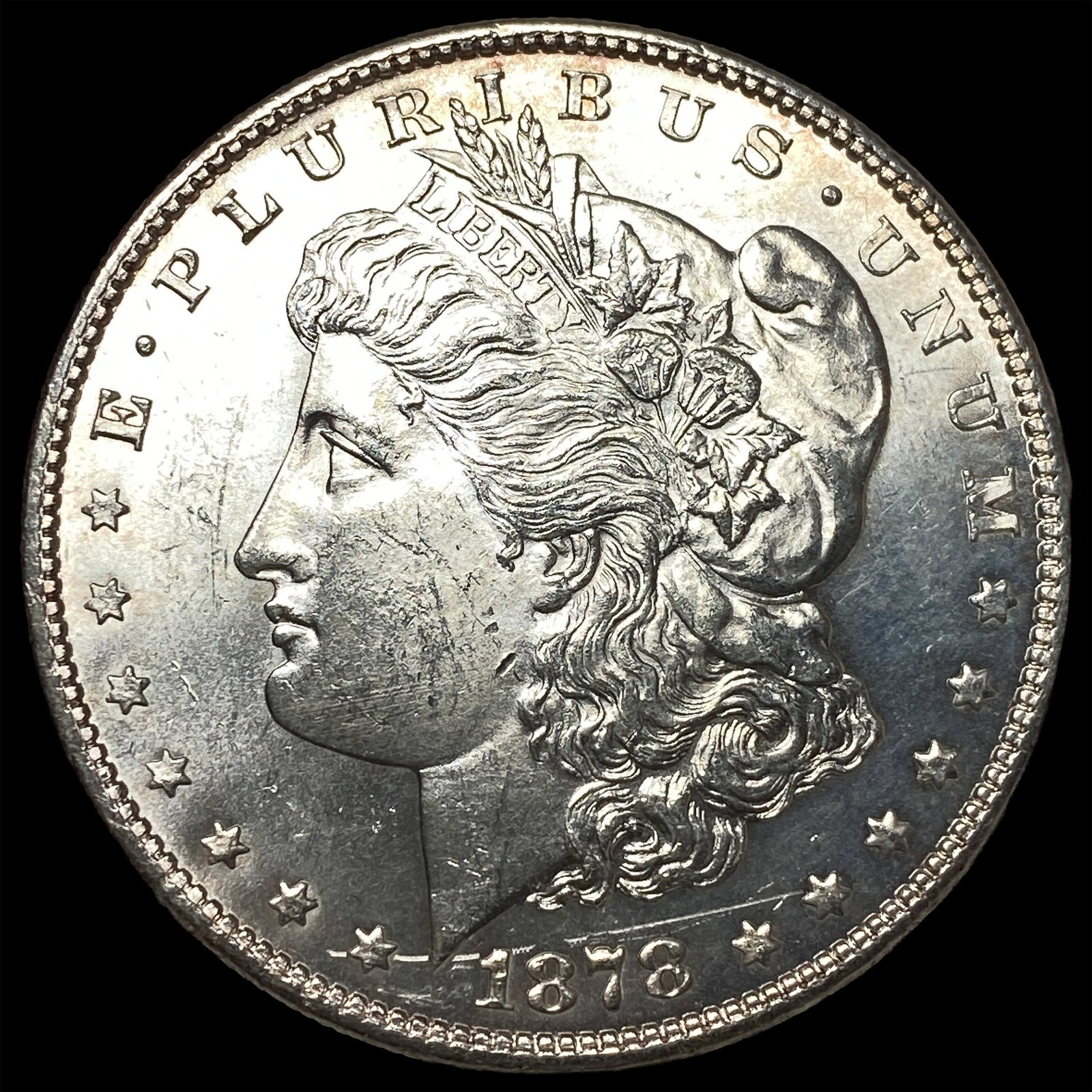 1878-S Silver Morgan Dollar CHOICE BU (1 of 2)