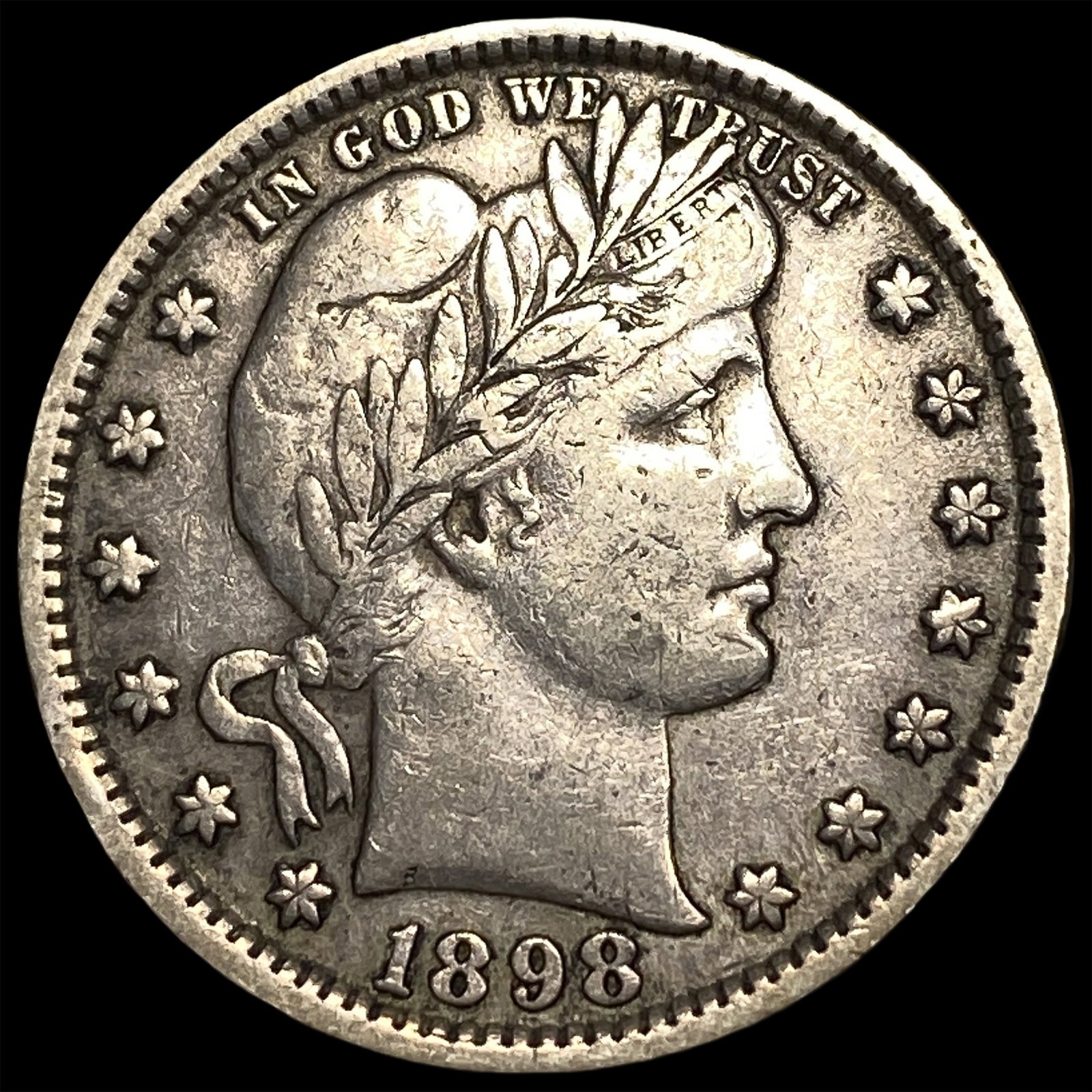 1898 Barber Quarter CLOSELY UNCIRCULATED (1 of 2)