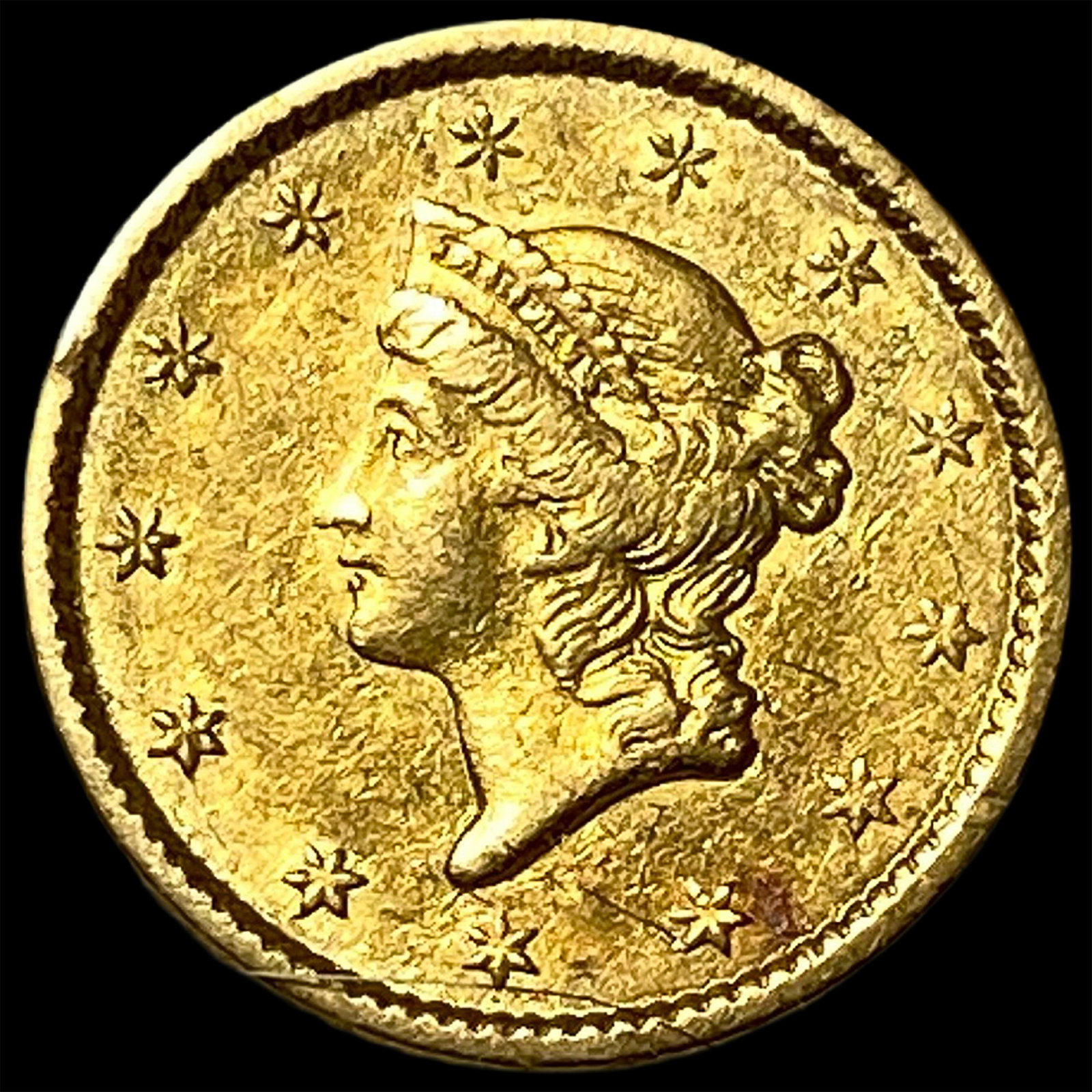 1851 Gold $1 Type 1 CHOICE AU: 1851 Gold $1 Type 1 CHOICE AU