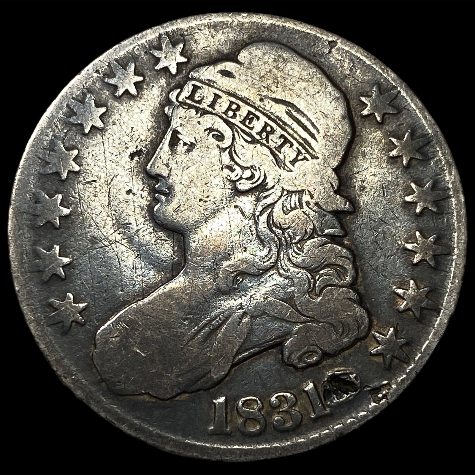 1831 Capped Bust Half Dollar LIGHTLY CIRCULATED: 1831 Capped Bust Half Dollar LIGHTLY CIRCULATED