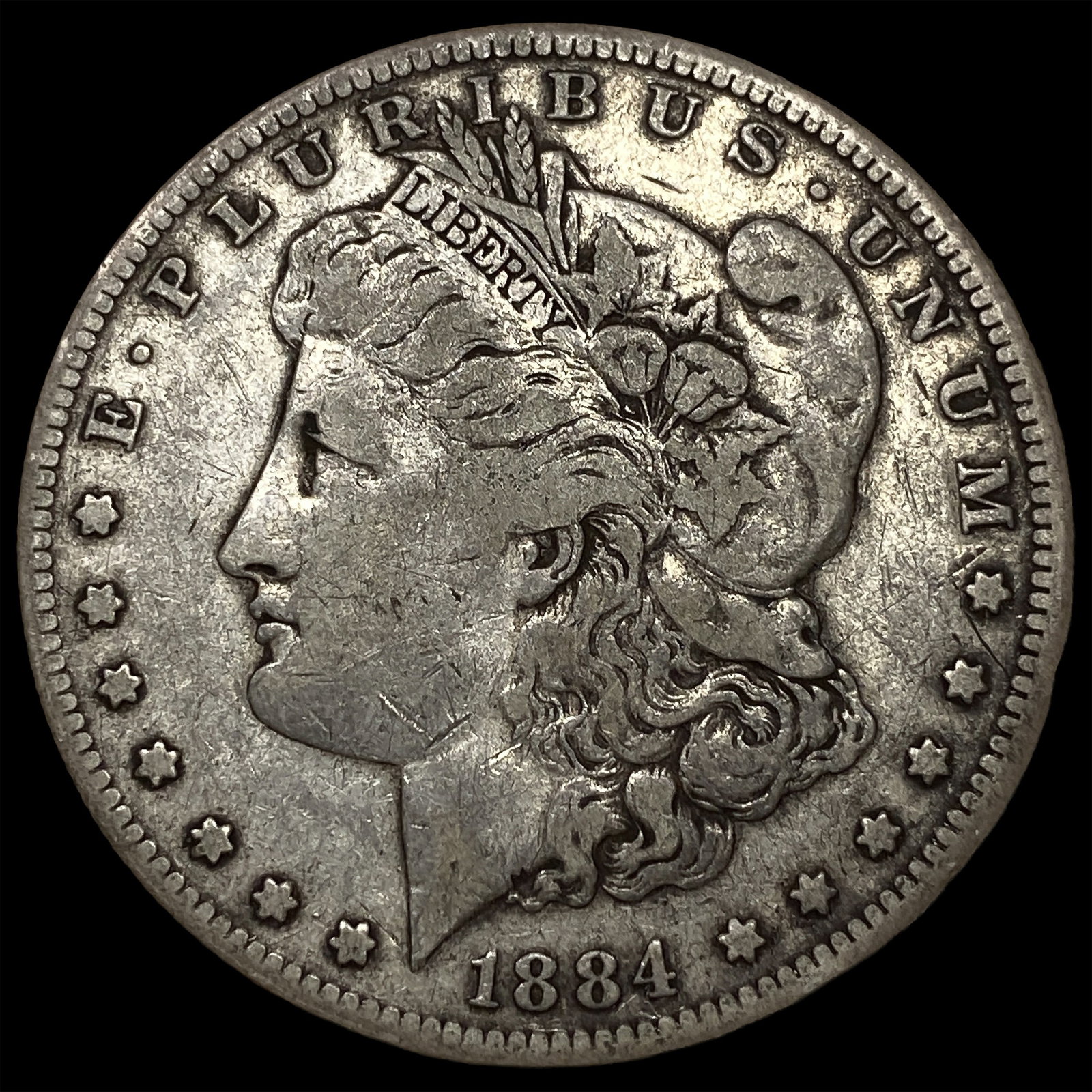 1884-O Silver Morgan Dollar LIGHTLY CIRCULATED: 1884-O Silver Morgan Dollar LIGHTLY CIRCULATED