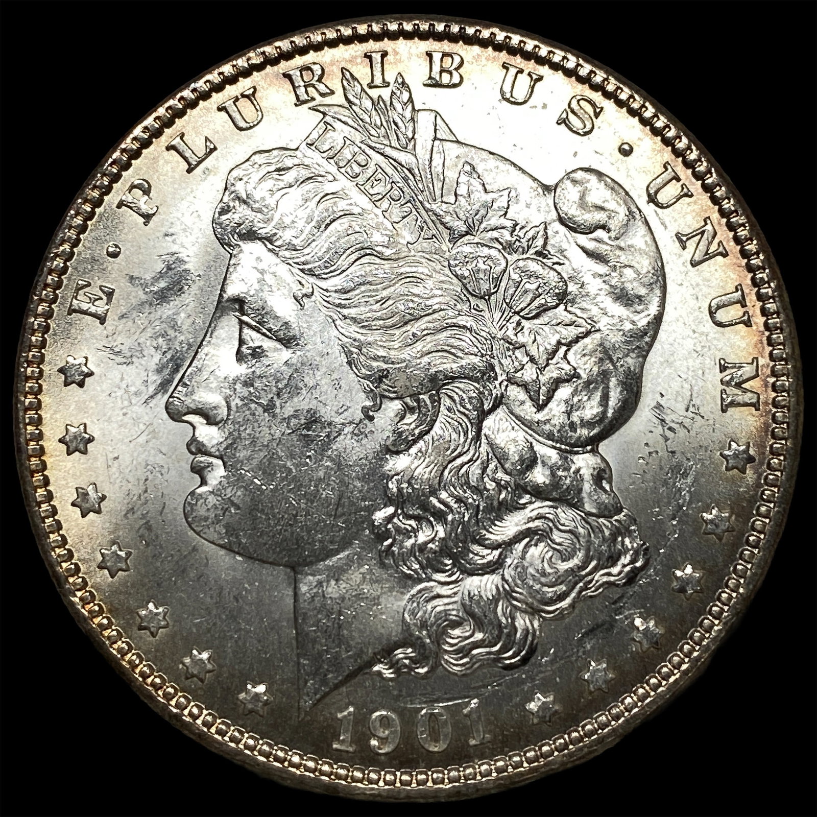 1901-O Silver Morgan Dollar CHOICE BU: 1901-O Silver Morgan Dollar CHOICE BU