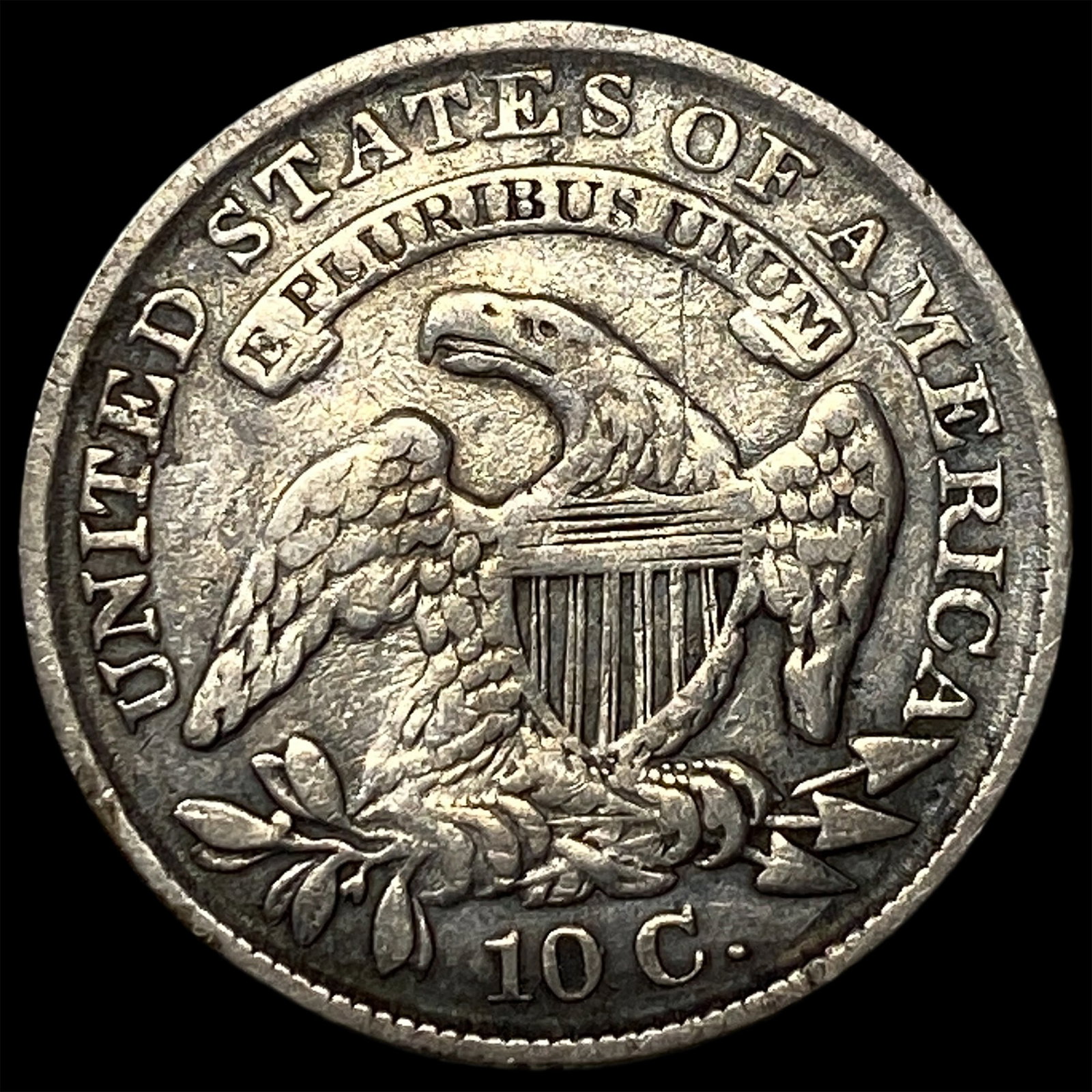 1832 Capped Bust Dime CLOSELY UNCIRCULATED - 2