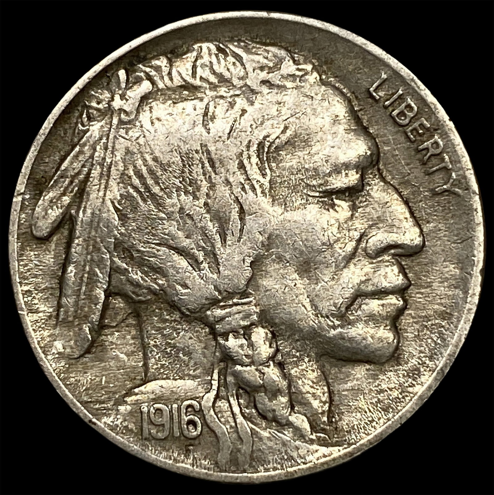 1916 Buffalo Nickel NEARLY UNCIRCULATED (1 of 2)