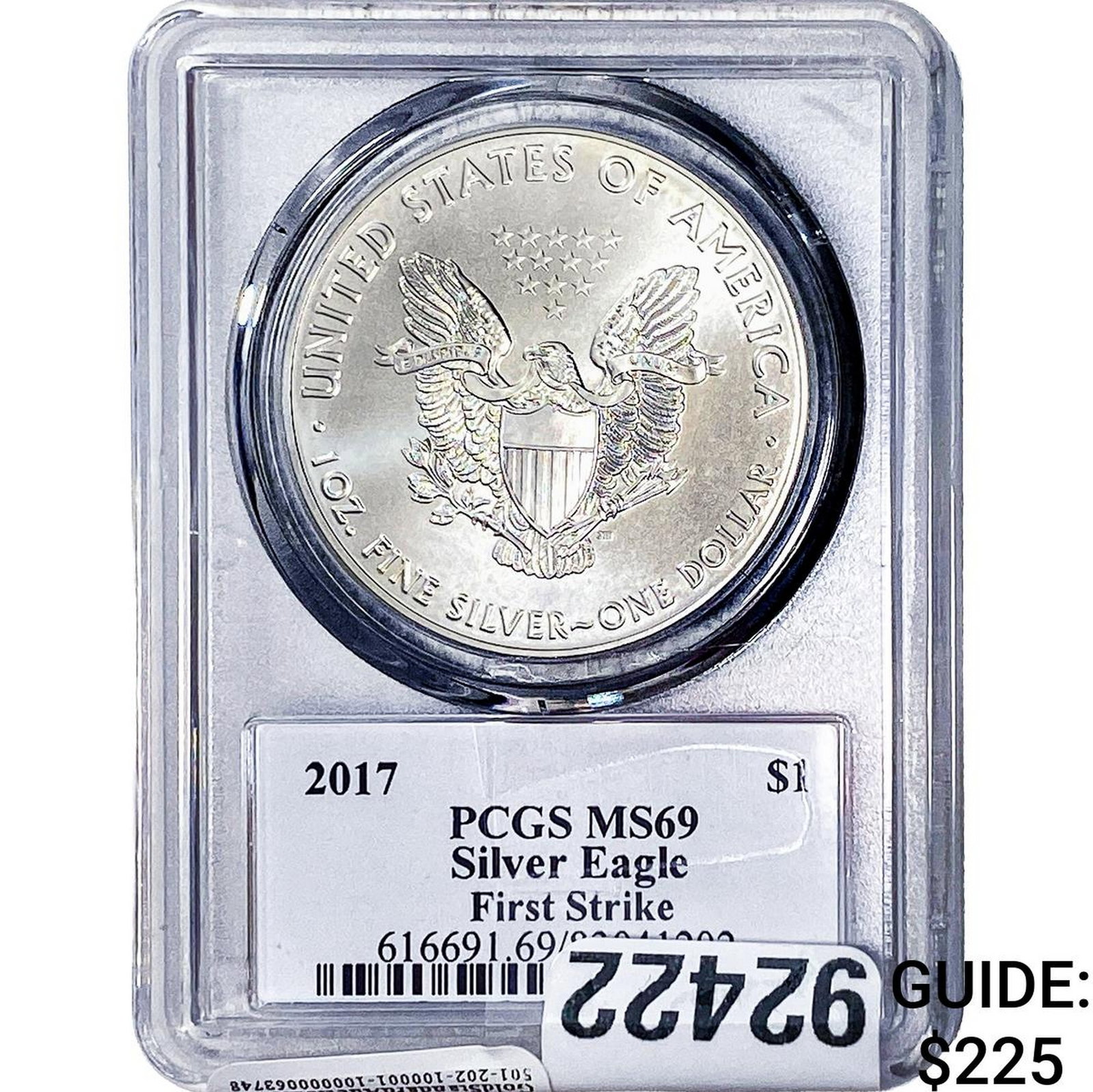 2017 Silver Eagle PCGS MS69 Trump (1 of 2)