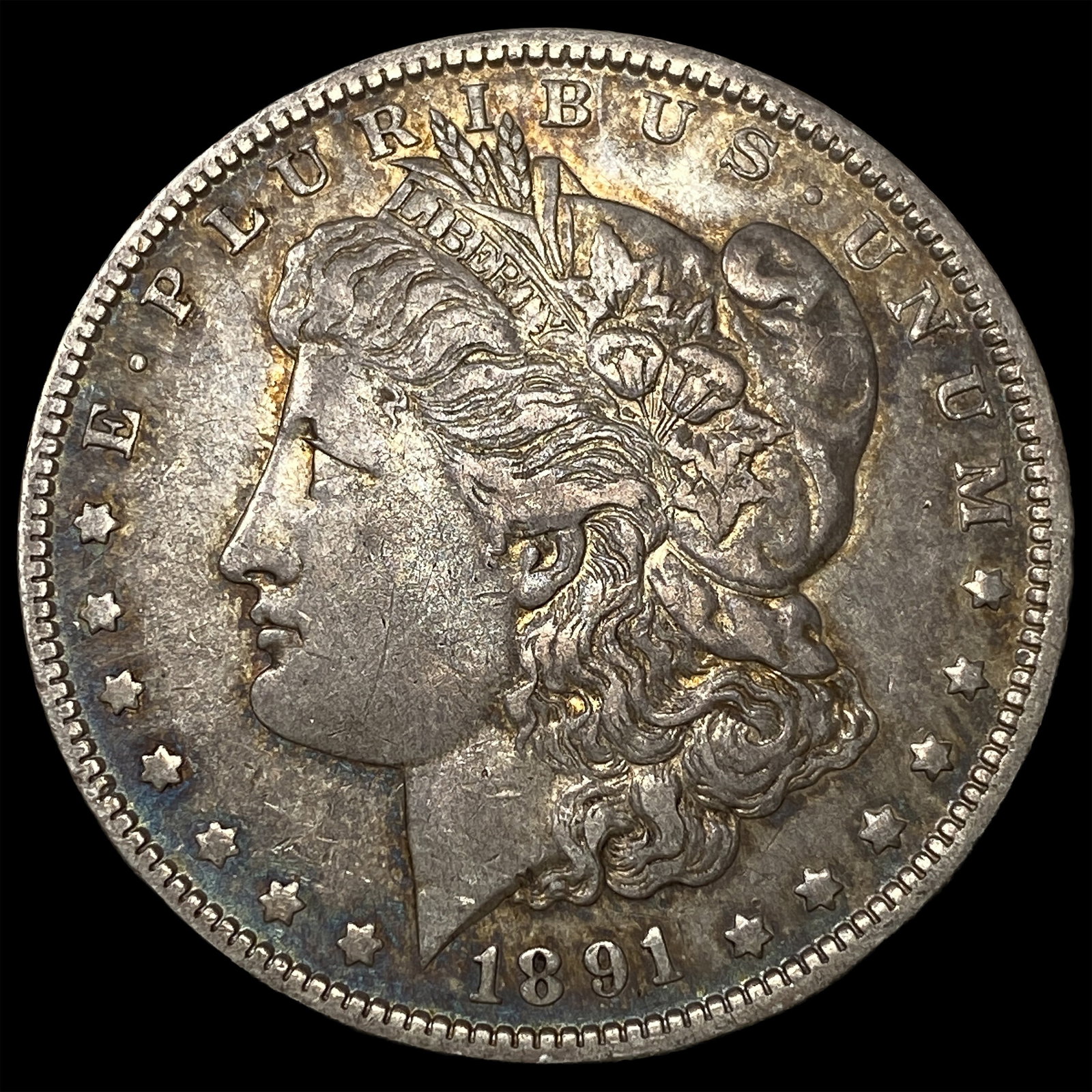 1891-O Silver Morgan Dollar NEARLY UNCIRCULATED: 1891-O Silver Morgan Dollar NEARLY UNCIRCULATED
