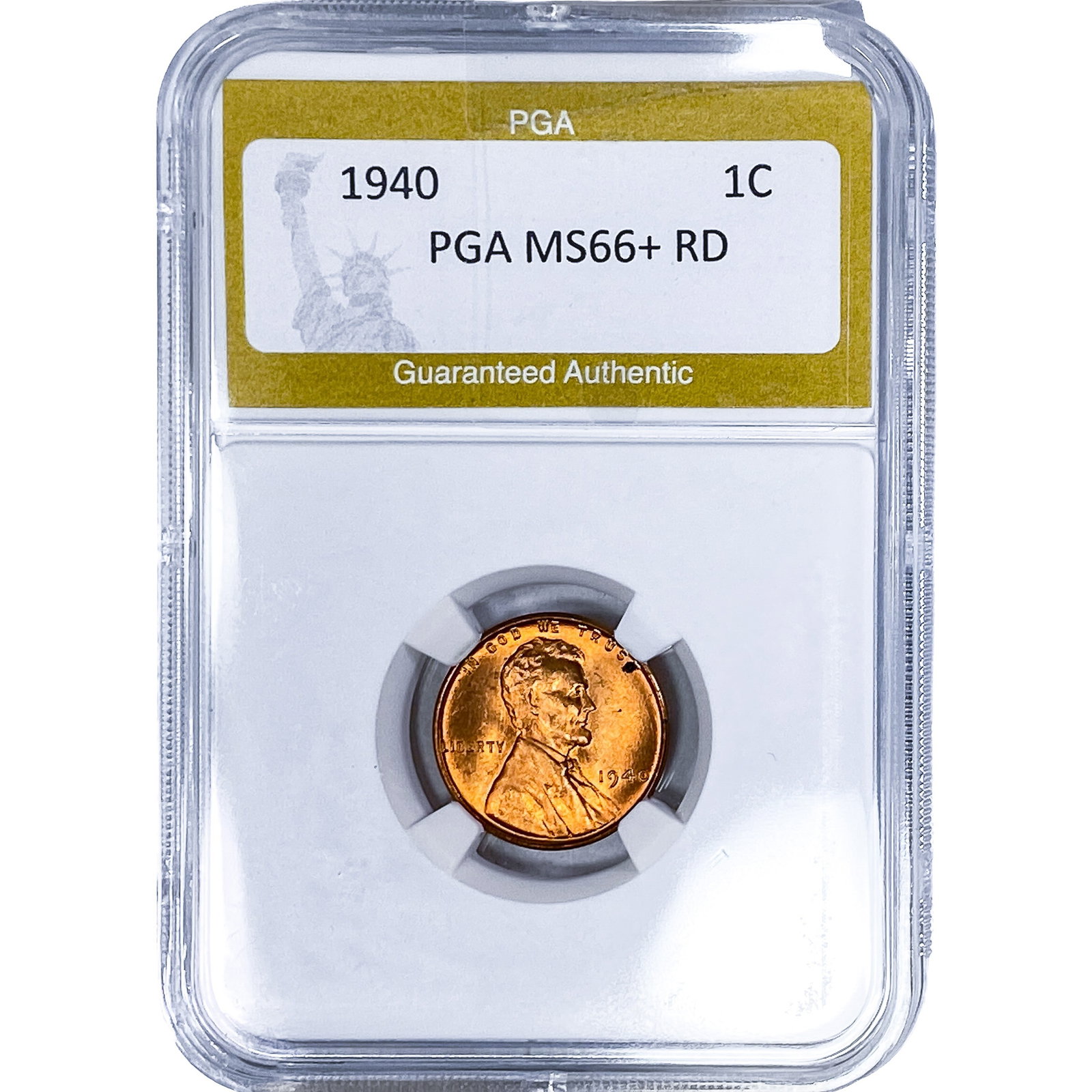 1940 Wheat Cent PGA MS66+ RD (1 of 2)