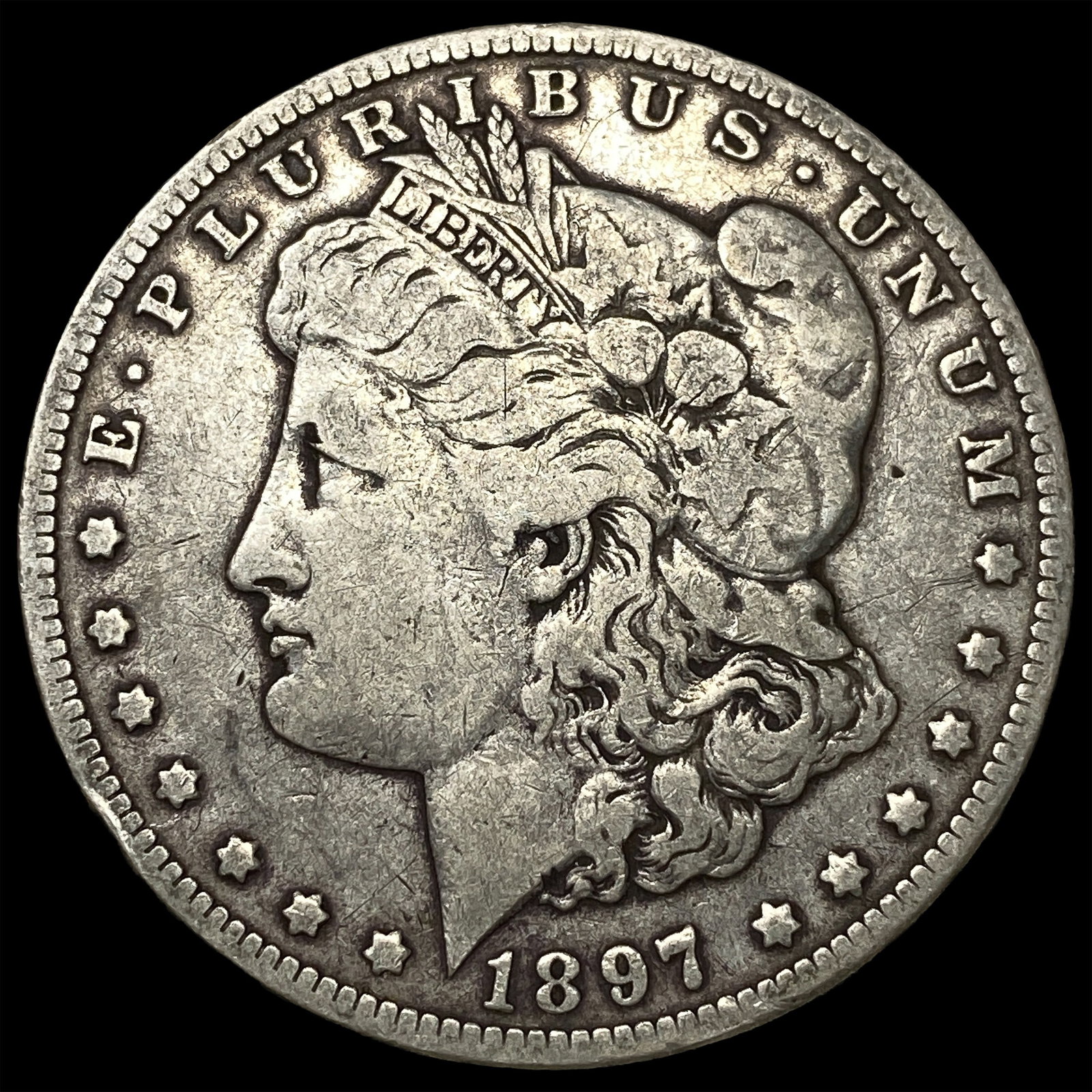 1897-O Silver Morgan Dollar NEARLY UNCIRCULATED: 1897-O Silver Morgan Dollar NEARLY UNCIRCULATED