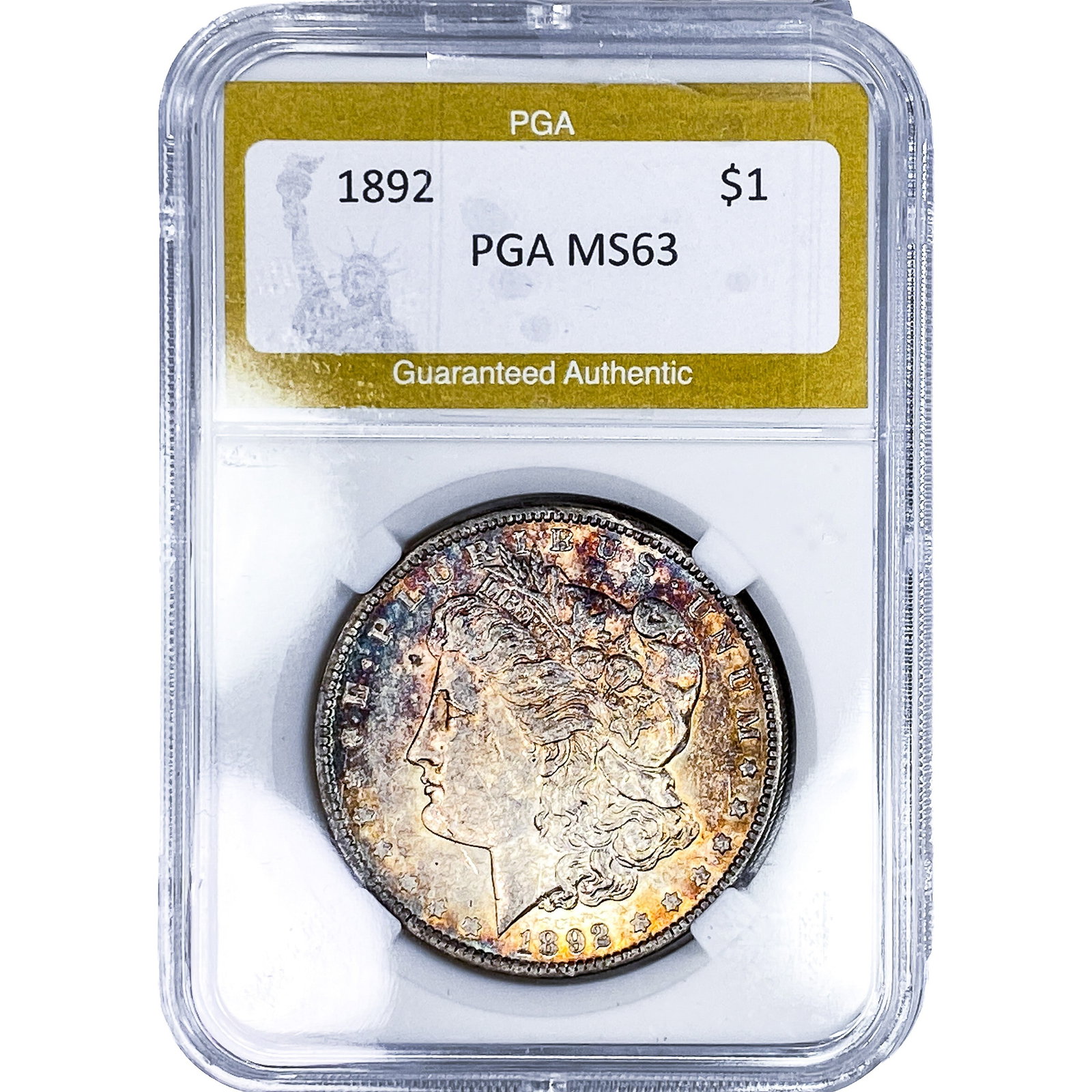 1892 Morgan Silver Dollar PGA MS63 (1 of 2)
