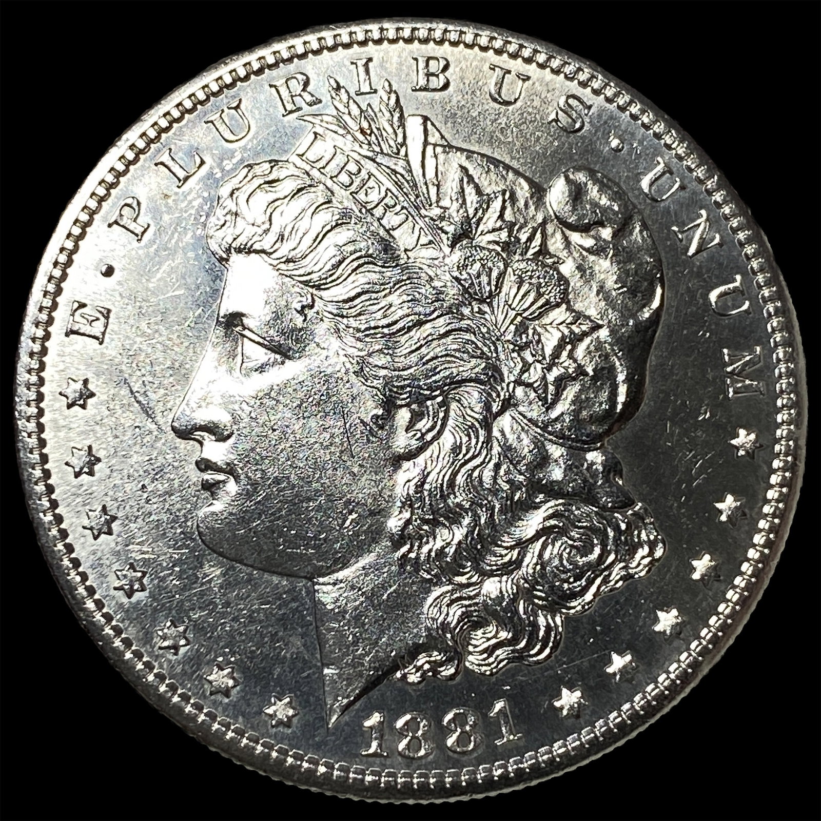 1881-S Silver Morgan Dollar CHOICE BU: 1881-S Silver Morgan Dollar CHOICE BU