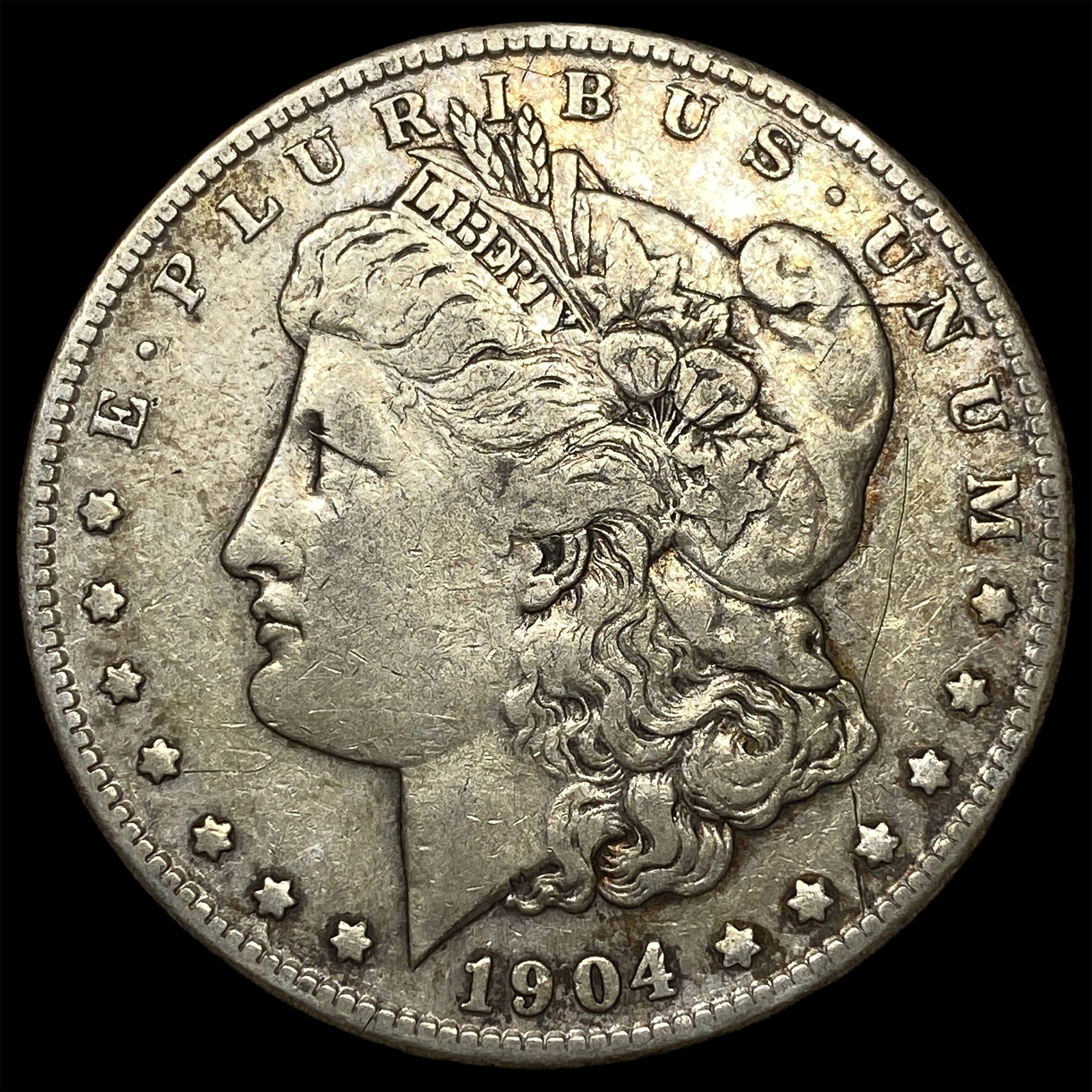 1904-S Silver Morgan Dollar NEARLY UNCIRCULATED: 1904-S Silver Morgan Dollar NEARLY UNCIRCULATED