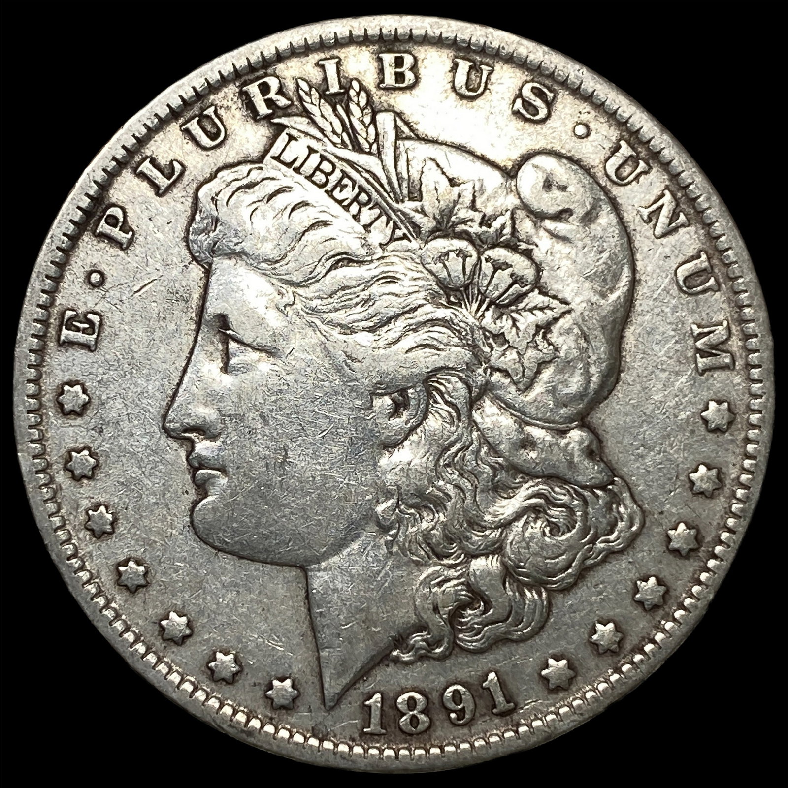 1891-O Silver Morgan Dollar LIGHTLY CIRCULATED: 1891-O Silver Morgan Dollar LIGHTLY CIRCULATED