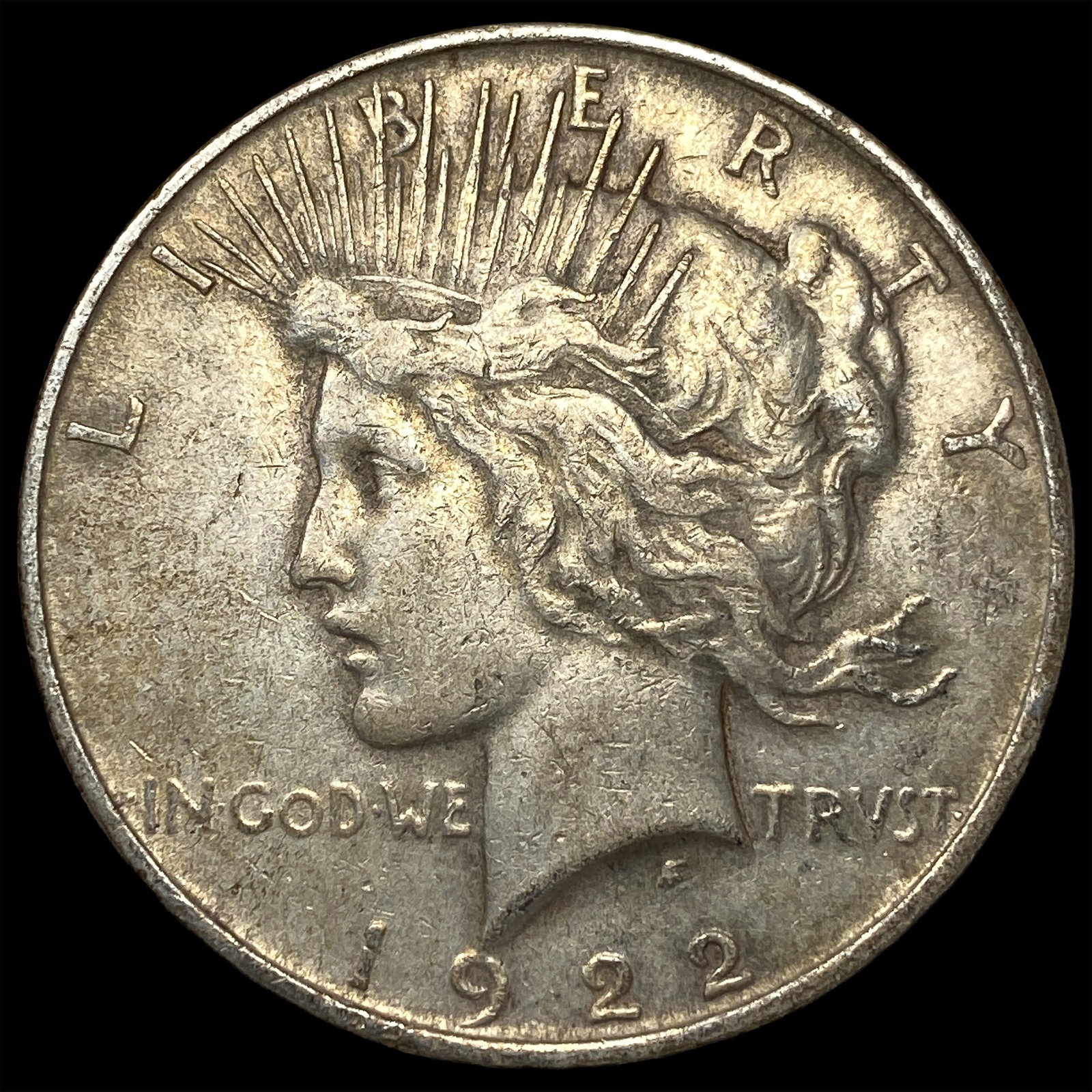 1922 Silver Peace Dollar CLOSELY UNCIRCULATED: 1922 Silver Peace Dollar CLOSELY UNCIRCULATED