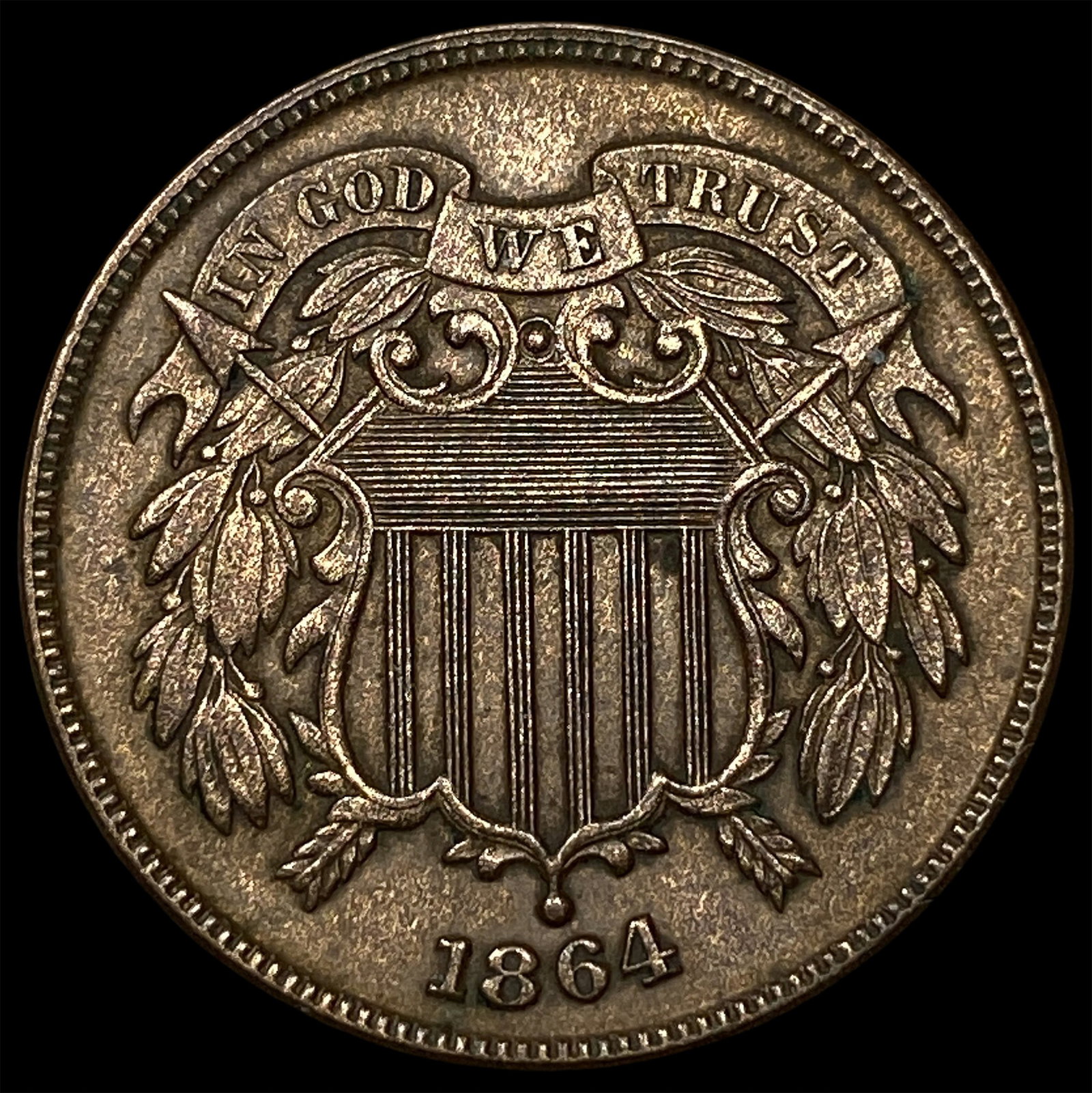 1864 Two-Cent Piece UNCIRCULATED (1 of 2)