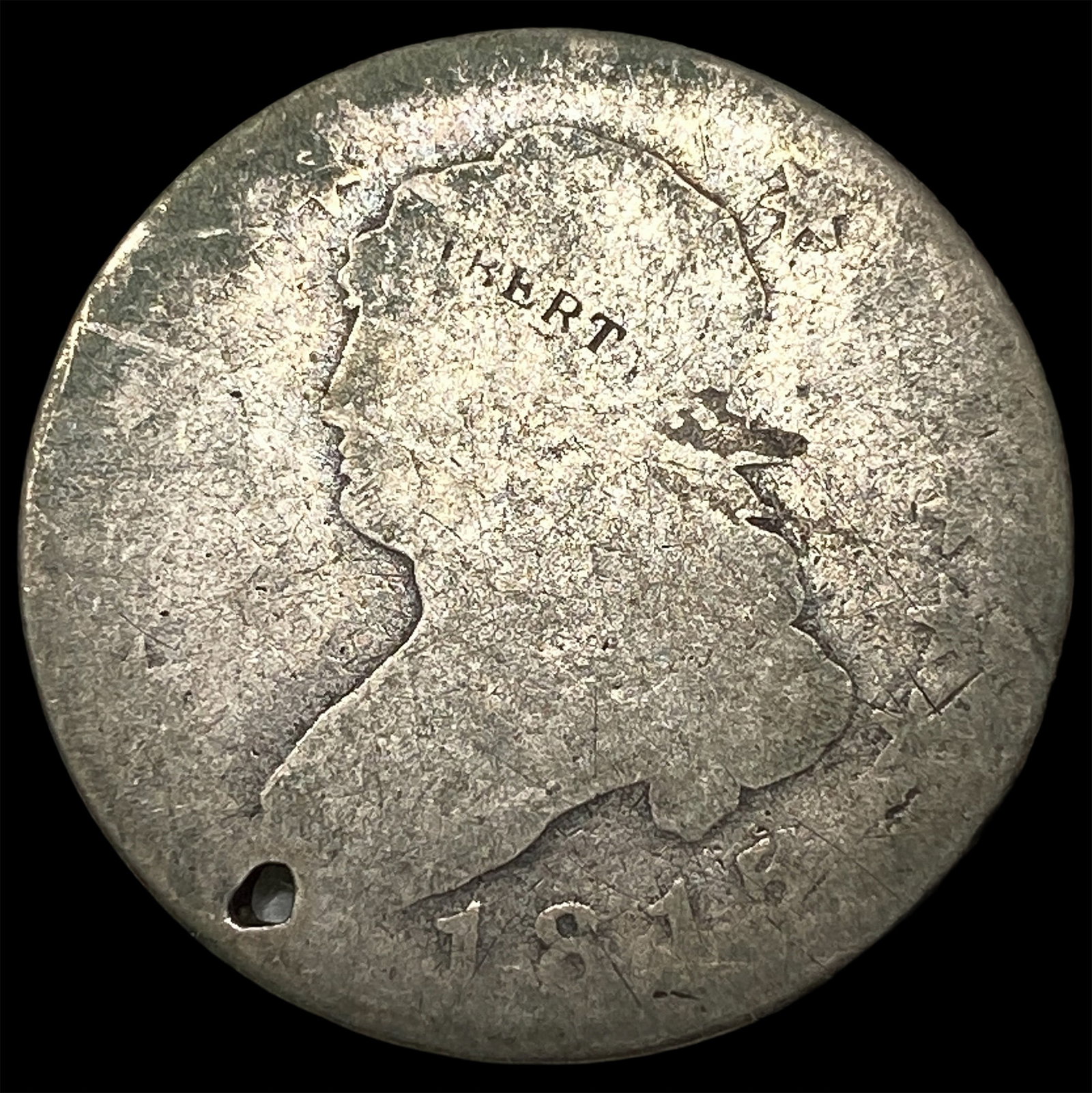 1818 Capped Bust Quarter NICELY CIRCULATED (1 of 2)