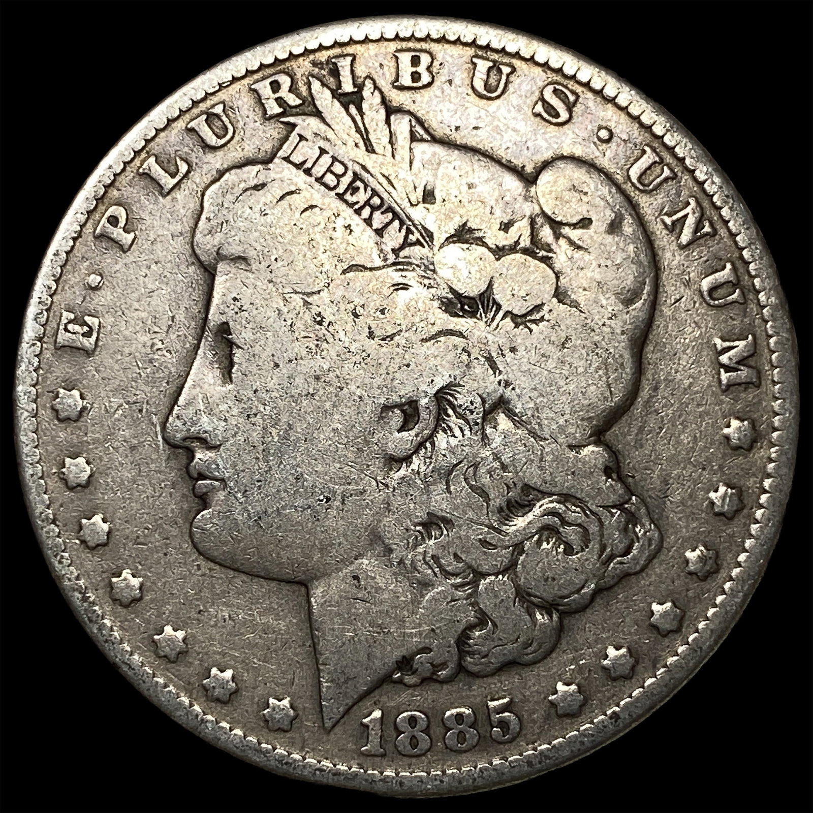 1885-O Silver Morgan Dollar NICELY CIRCULATED: 1885-O Silver Morgan Dollar NICELY CIRCULATED