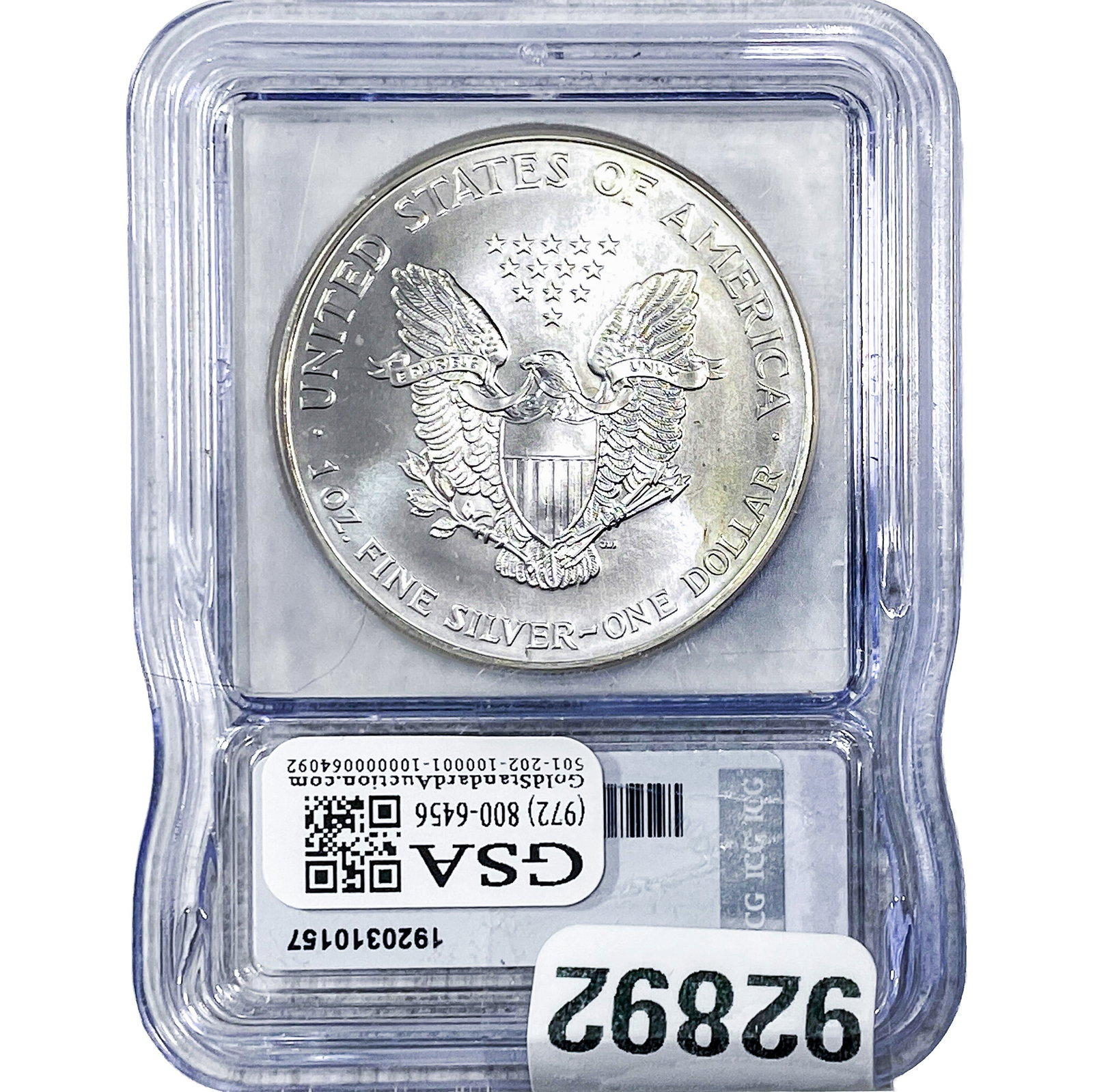 1999 Silver Eagle ICG MS69+ - 2