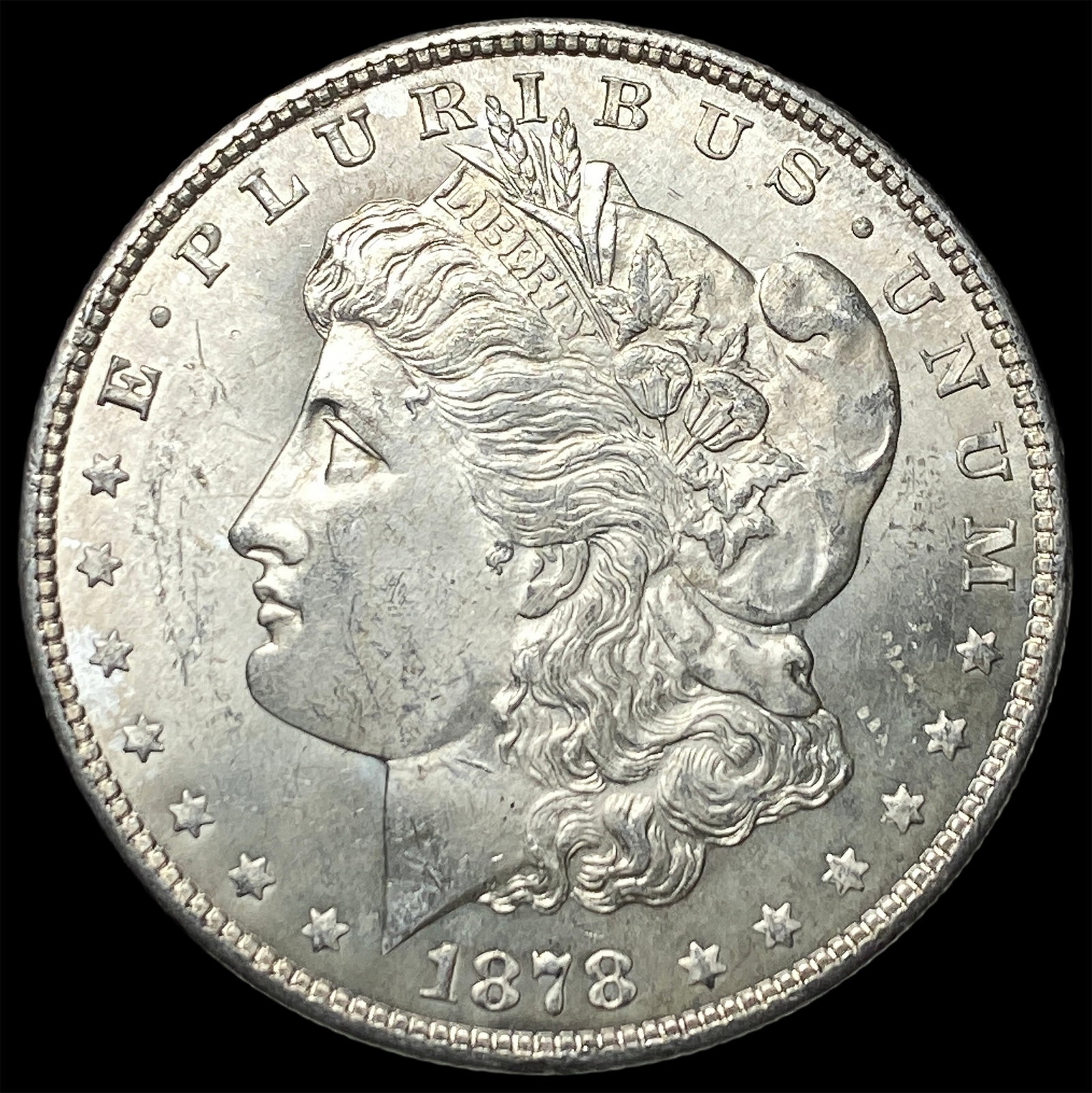 1878-S Silver Morgan Dollar CHOICE BU: 1878-S Silver Morgan Dollar CHOICE BU