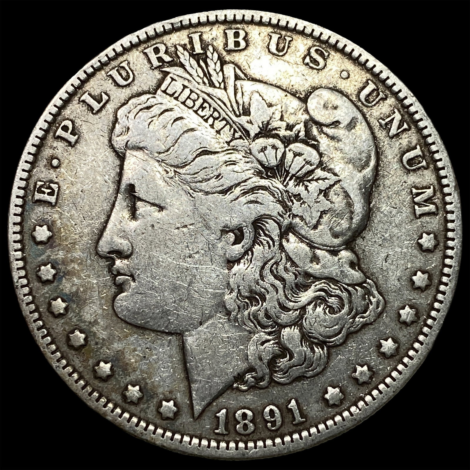 1891-O Silver Morgan Dollar NEARLY UNCIRCULATED: 1891-O Silver Morgan Dollar NEARLY UNCIRCULATED