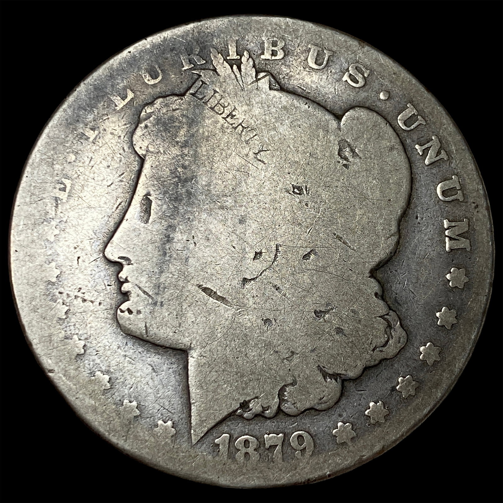 1879-CC Silver Morgan Dollar NICELY CIRCULATED: 1879-CC Silver Morgan Dollar NICELY CIRCULATED