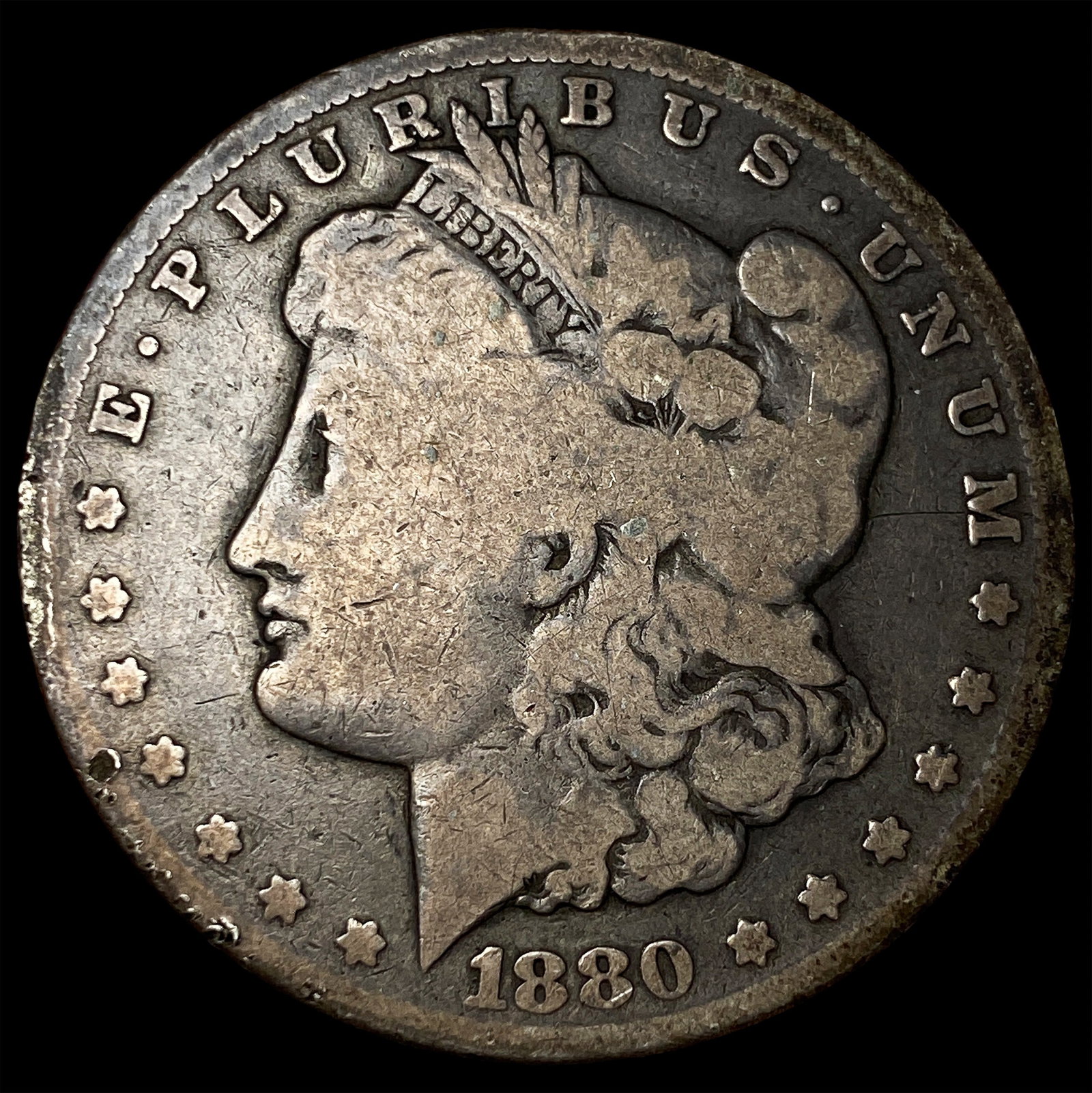 1880-CC Silver Morgan Dollar NICELY CIRCULATED (1 of 2)