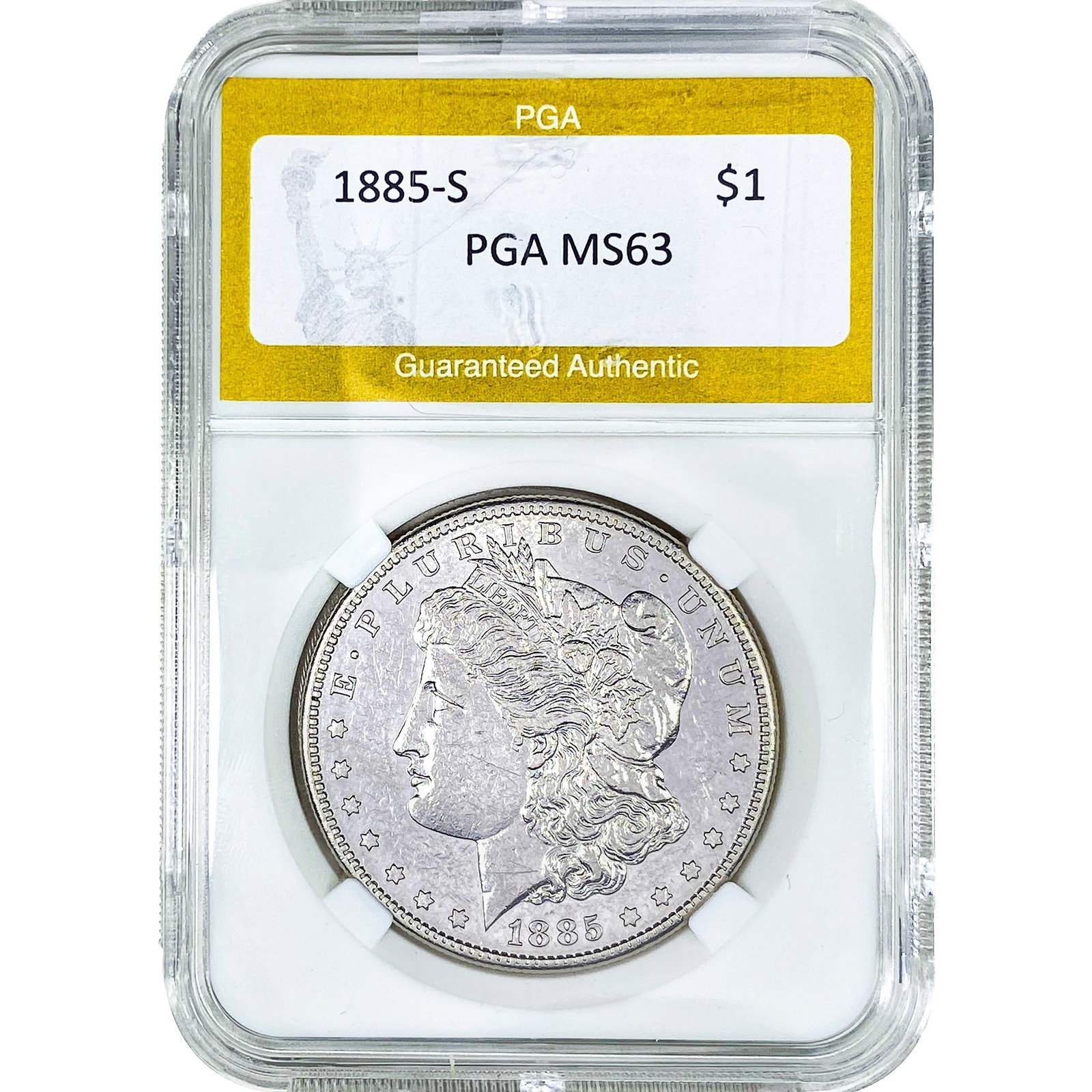 1921 Silver Peace Dollar PGA MS63 (1 of 2)