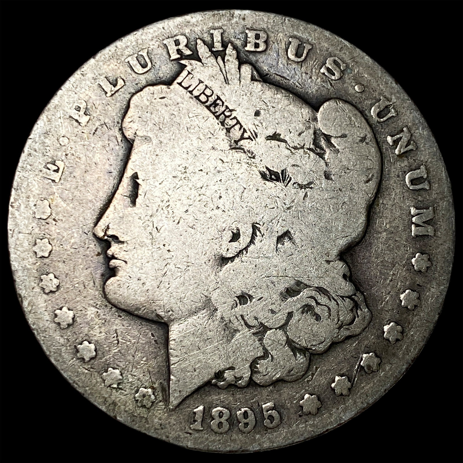 1895-S Morgan Silver Dollar NICELY CIRCULATED: 1895-S Morgan Silver Dollar NICELY CIRCULATED
