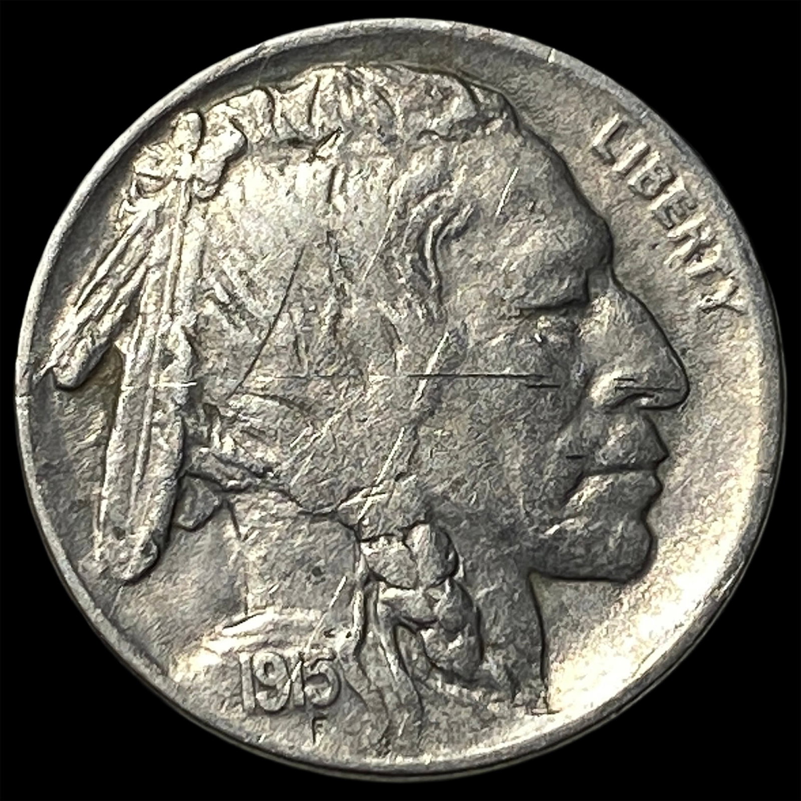 1915-D Buffalo Nickel CLOSELY UNCIRCULATED (1 of 2)