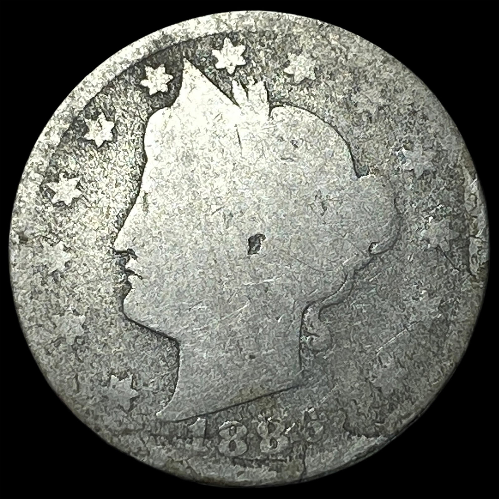 1886 Liberty Head Nickel NICELY CIRCULATED