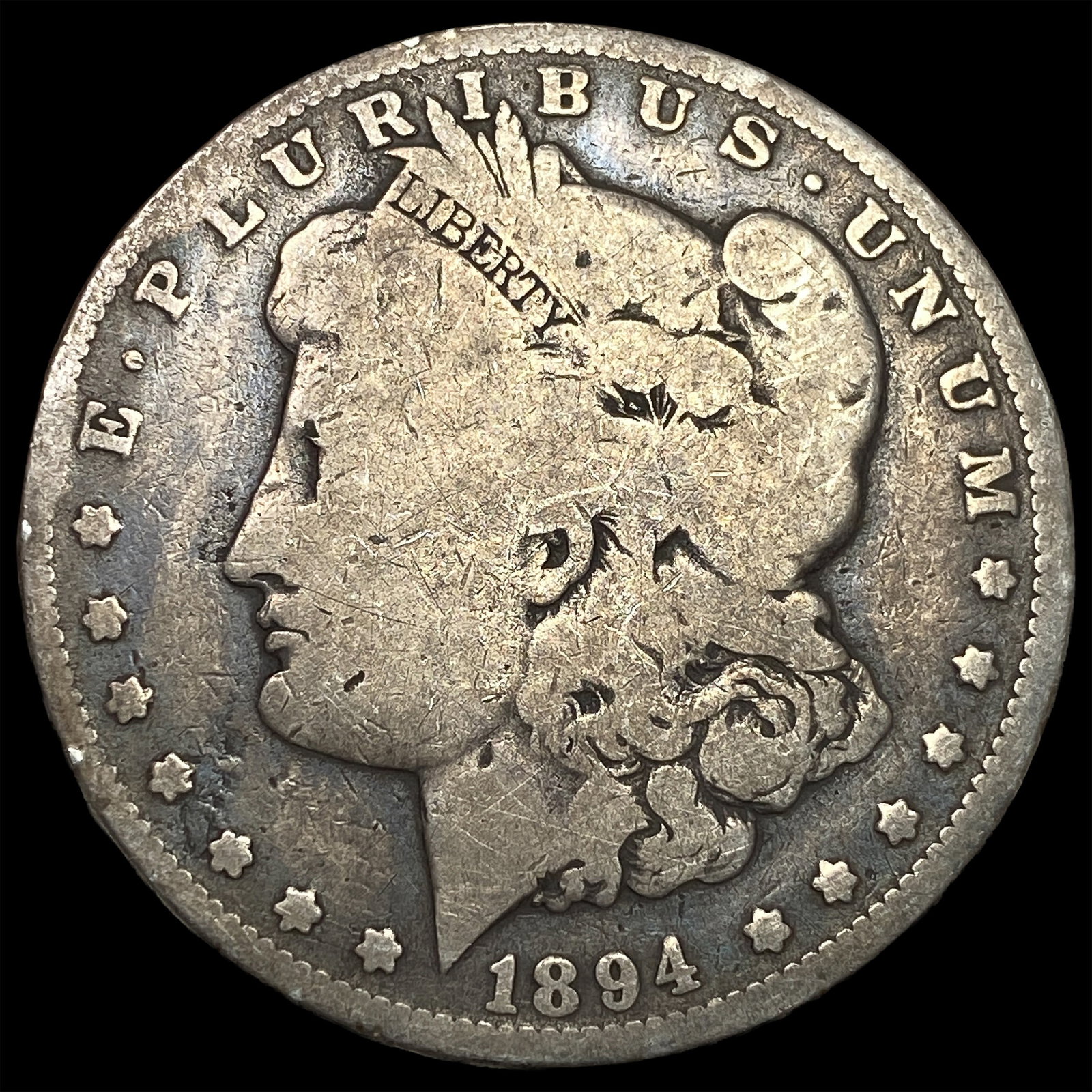 1894-O Silver Morgan Dollar NICELY CIRCULATED: 1894-O Silver Morgan Dollar NICELY CIRCULATED