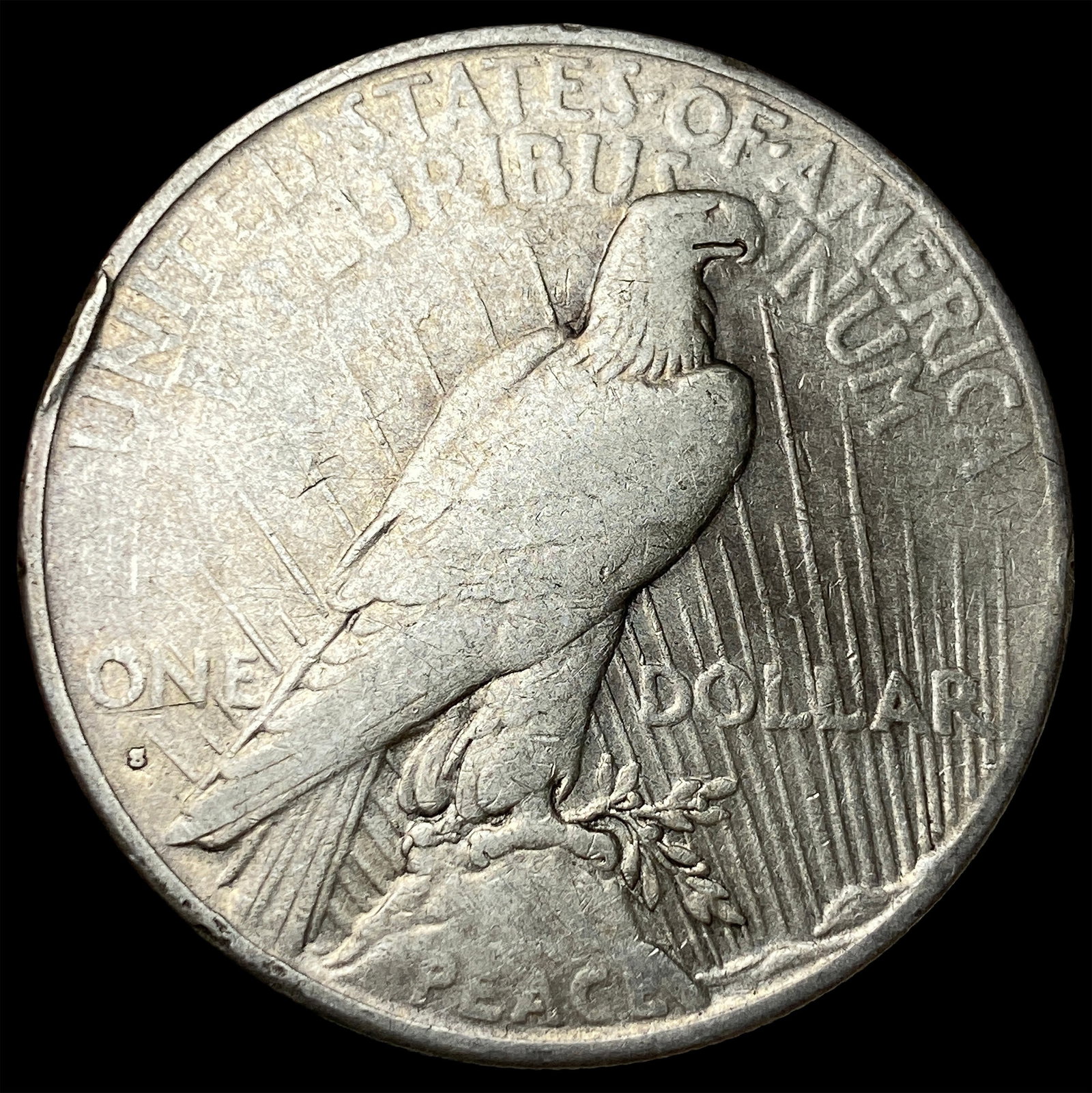 1935-S Silver Peace Dollar LIGHTLY CIRCULATED - 2
