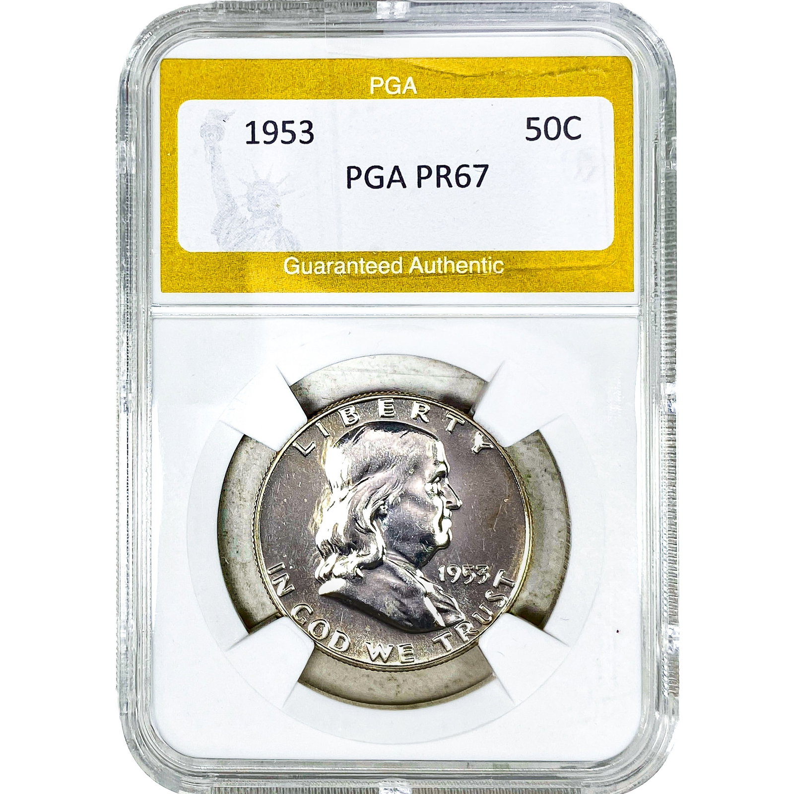1953 Franklin Half Dollar PGA PR67: 1953 Franklin Half Dollar PGA PR67