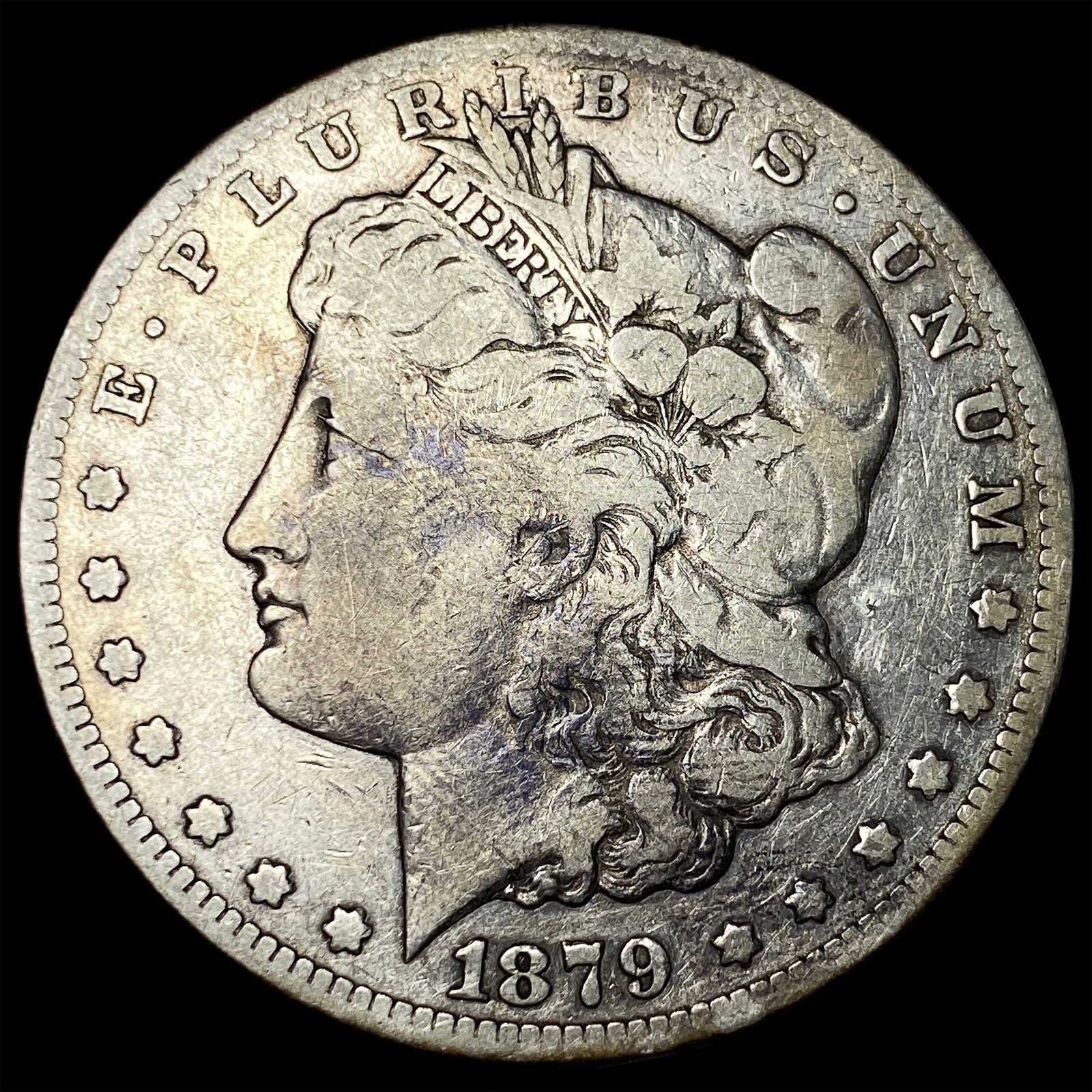 1879-CC Silver Morgan Dollar LIGHTLY CIRCULATED (1 of 2)