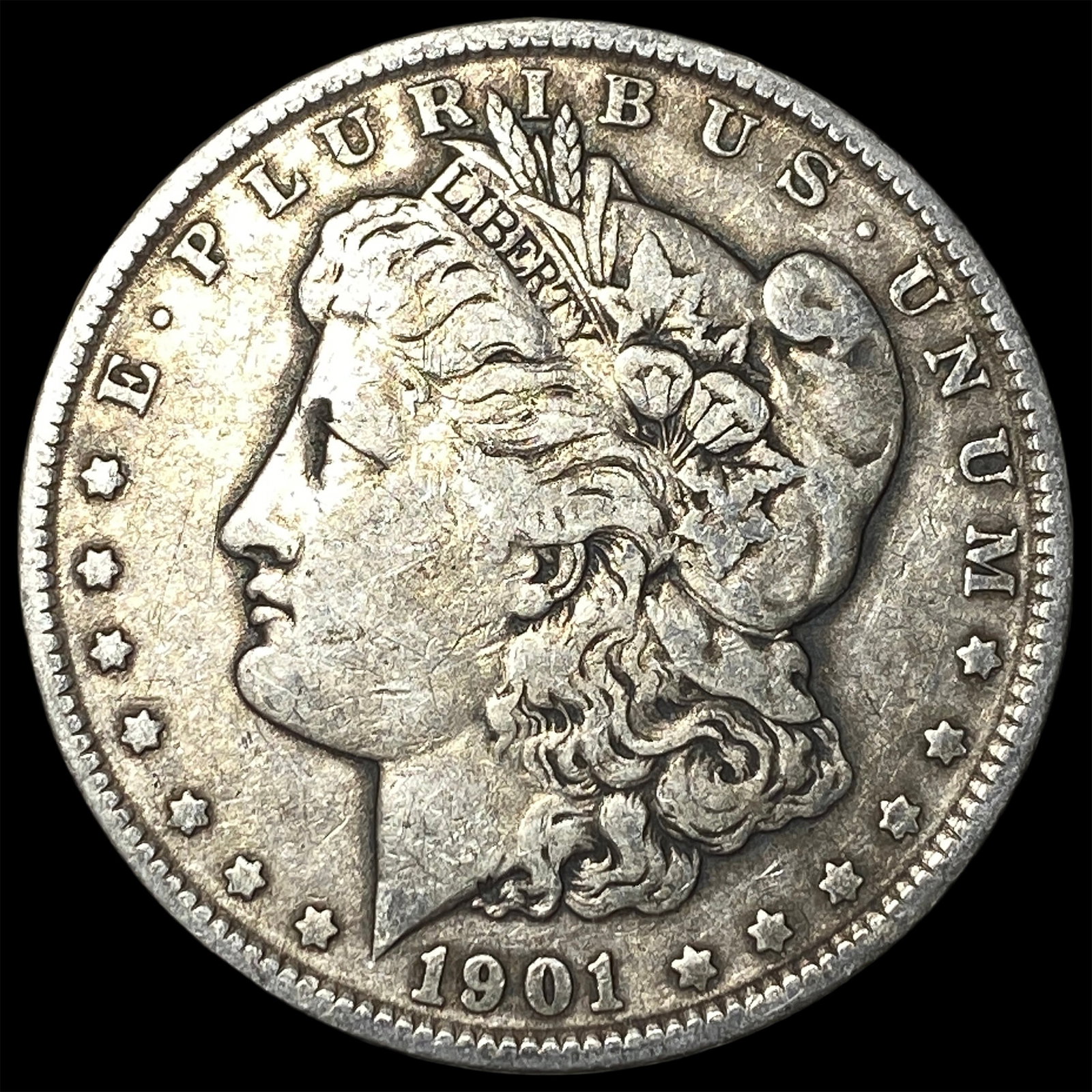 1901 Morgan Silver Dollar NEARLY UNCIRCULATED