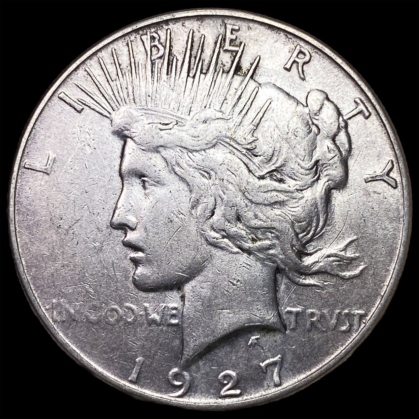 1927-S Silver Peace Dollar CLOSELY UNCIRCULATED
