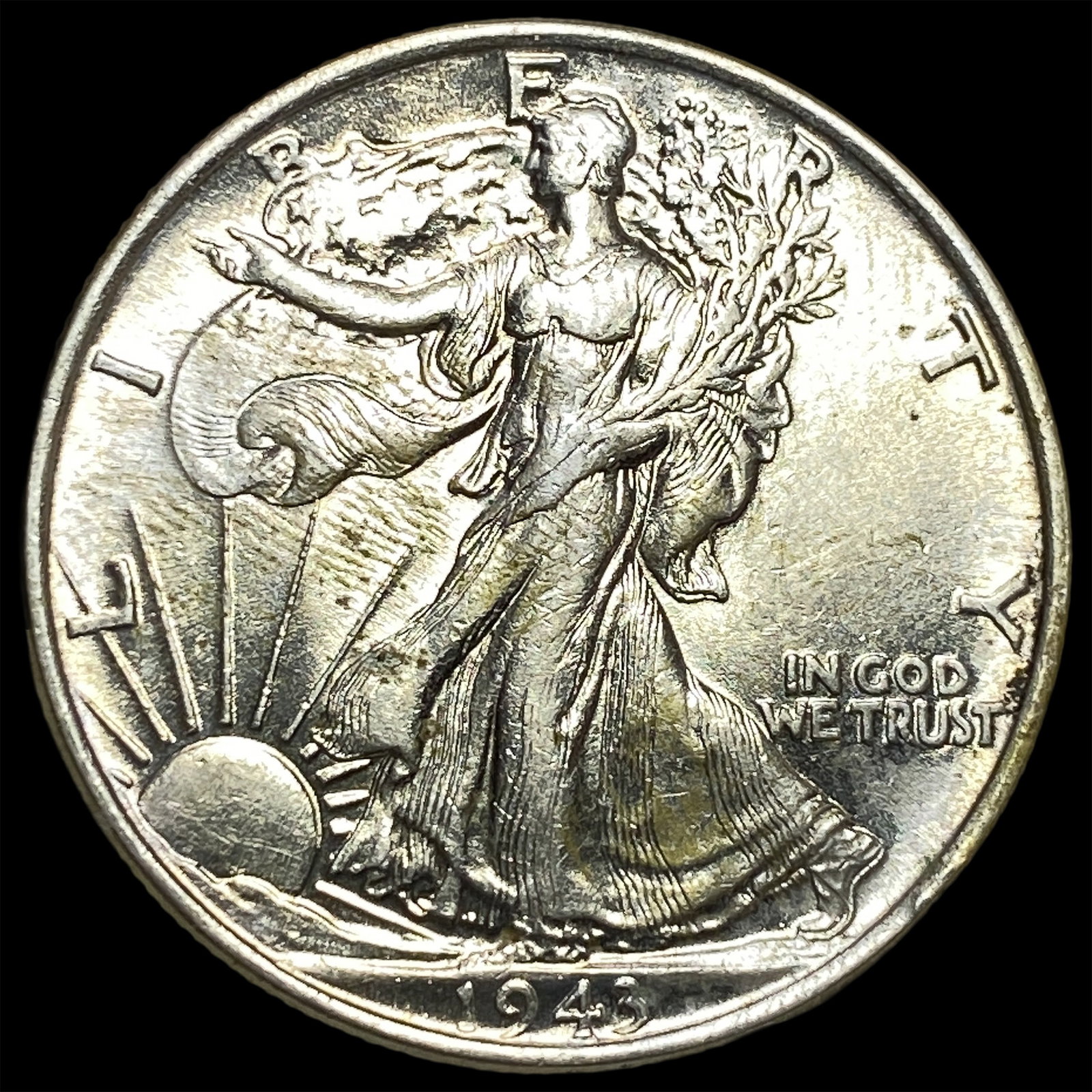 1943 Silver Walking Liberty Half Dollar CHOICE BU: 1943 Silver Walking Liberty Half Dollar CHOICE BU