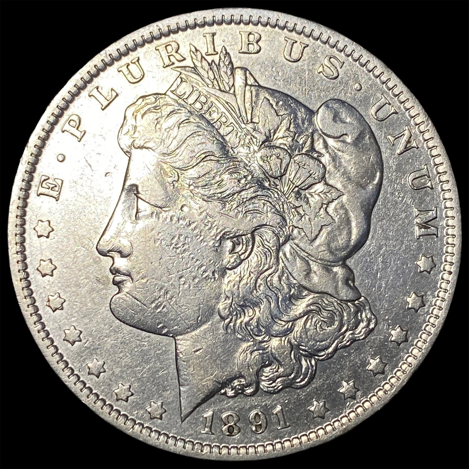 1891-O Silver Morgan Dollar CLOSELY UNCIRCULATED (1 of 2)