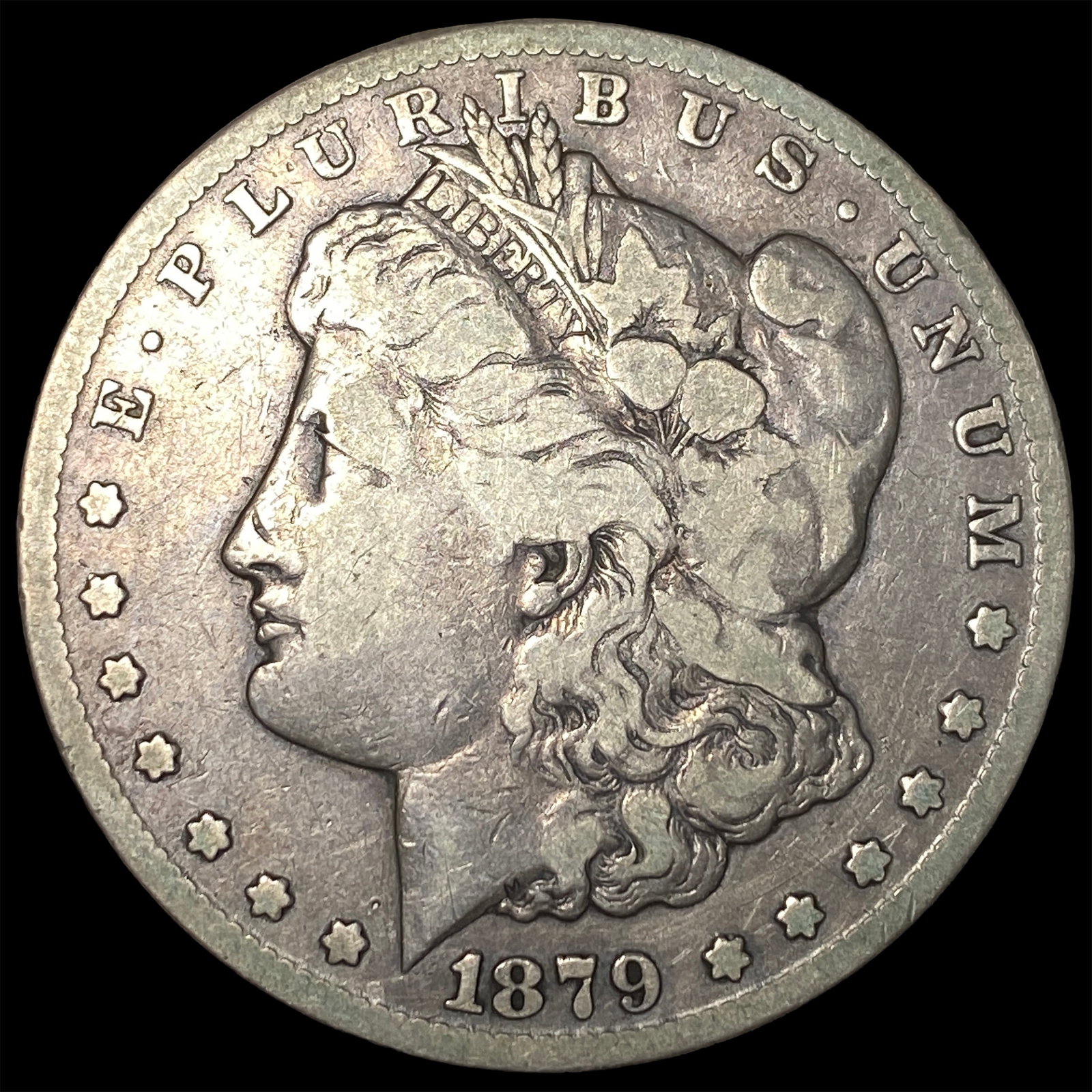 1879-CC Silver Morgan Dollar LIGHTLY CIRCULATED (1 of 2)
