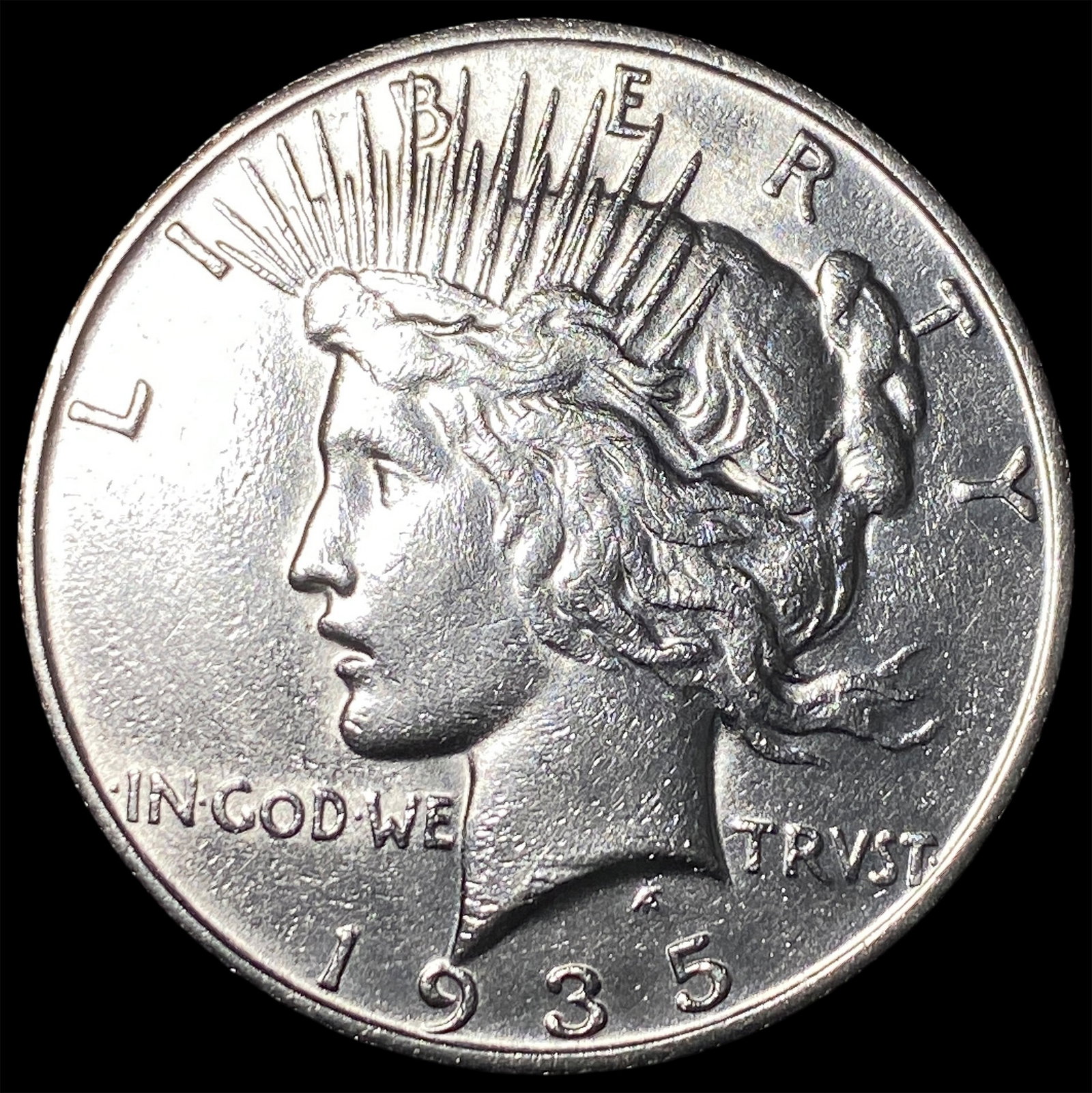 1935-S Silver Peace Dollar UNCIRCULATED (1 of 2)