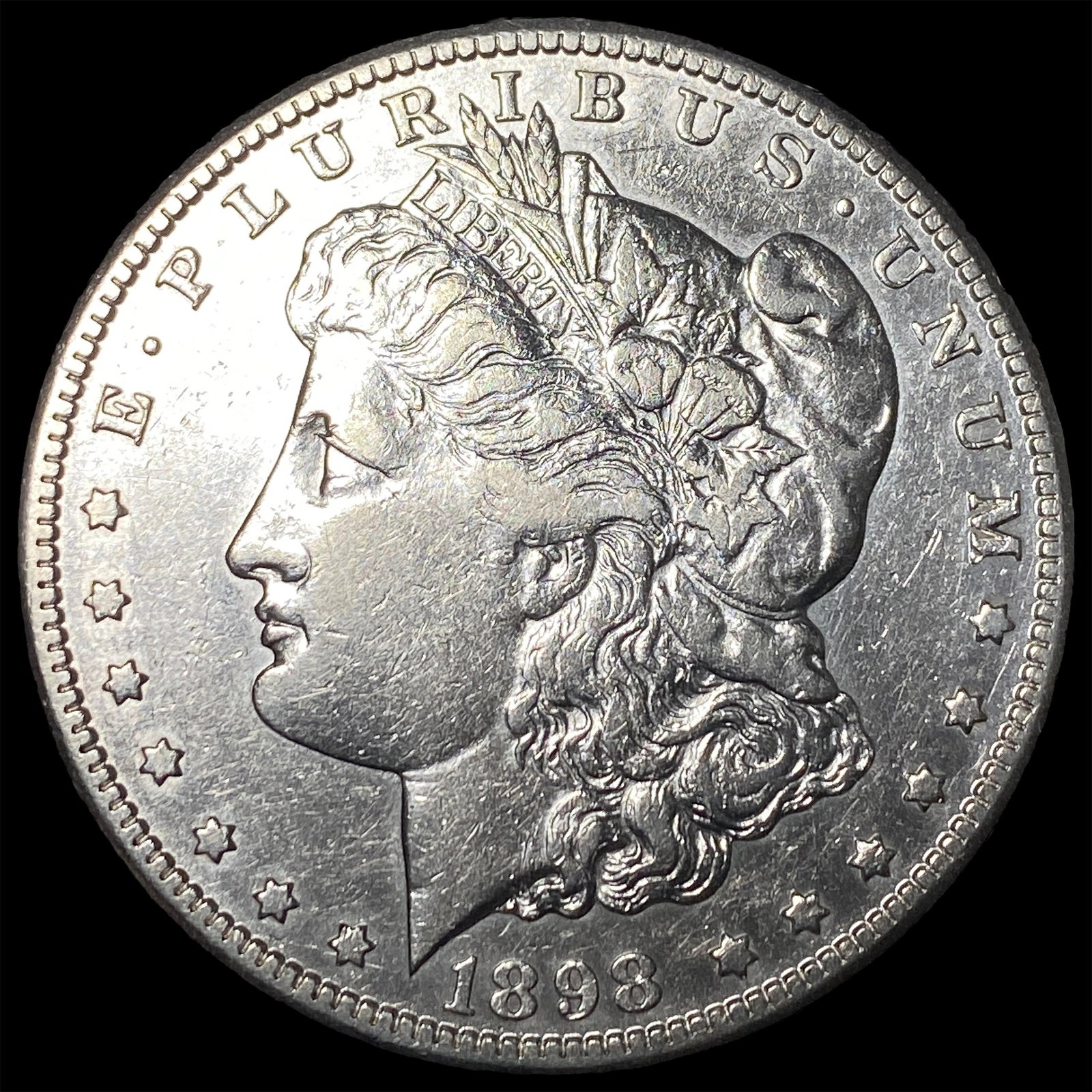 1898-S Silver Morgan Dollar CLOSELY UNCIRCULATED (1 of 2)