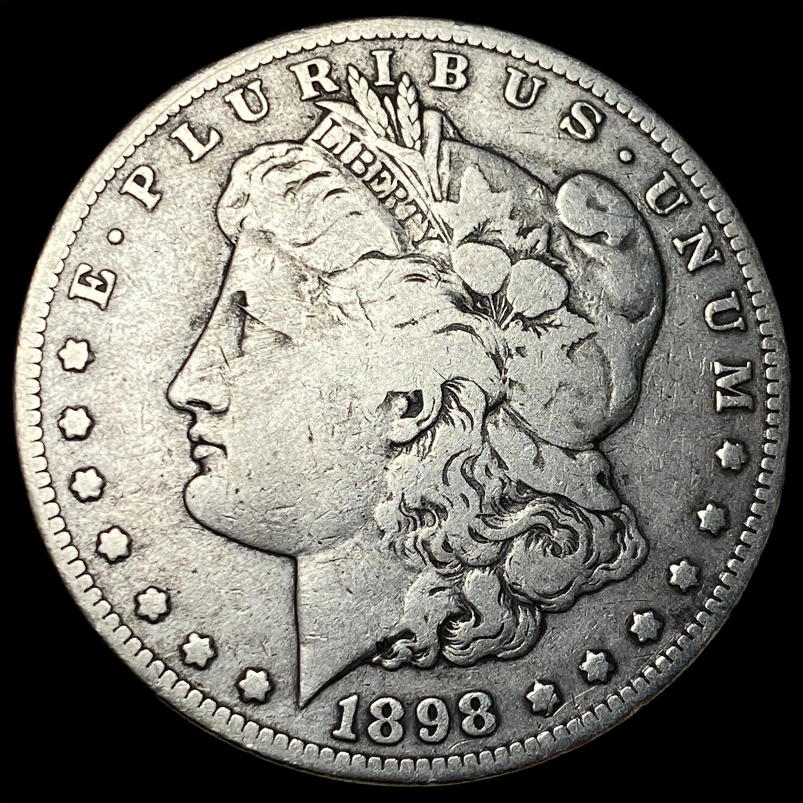1898-S Silver Morgan Dollar LIGHTLY CIRCULATED (1 of 2)