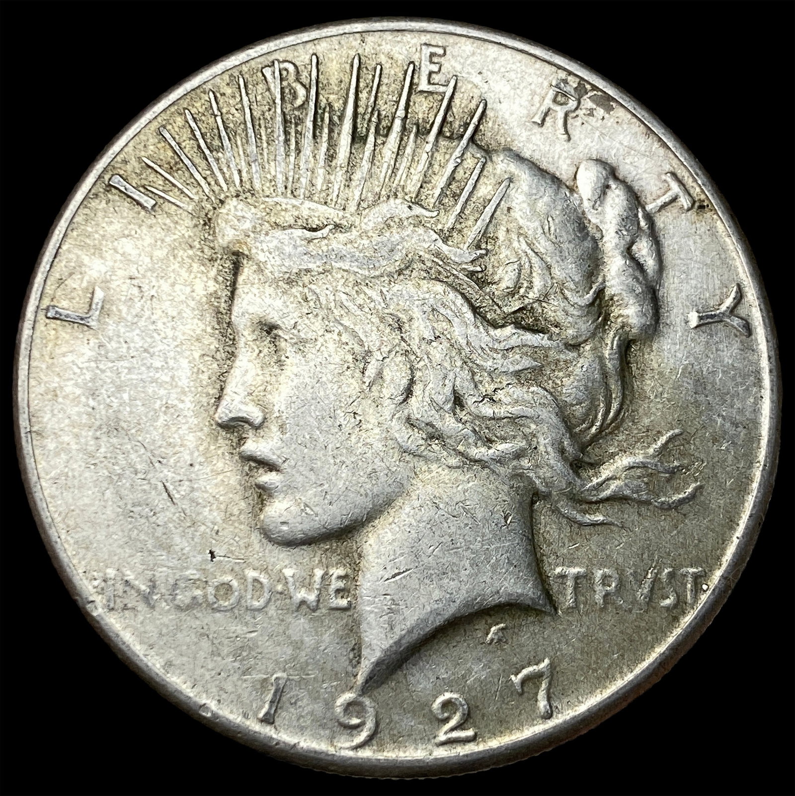 1927-S Silver Peace Dollar NEARLY UNCIRCULATED: 1927-S Silver Peace Dollar NEARLY UNCIRCULATED