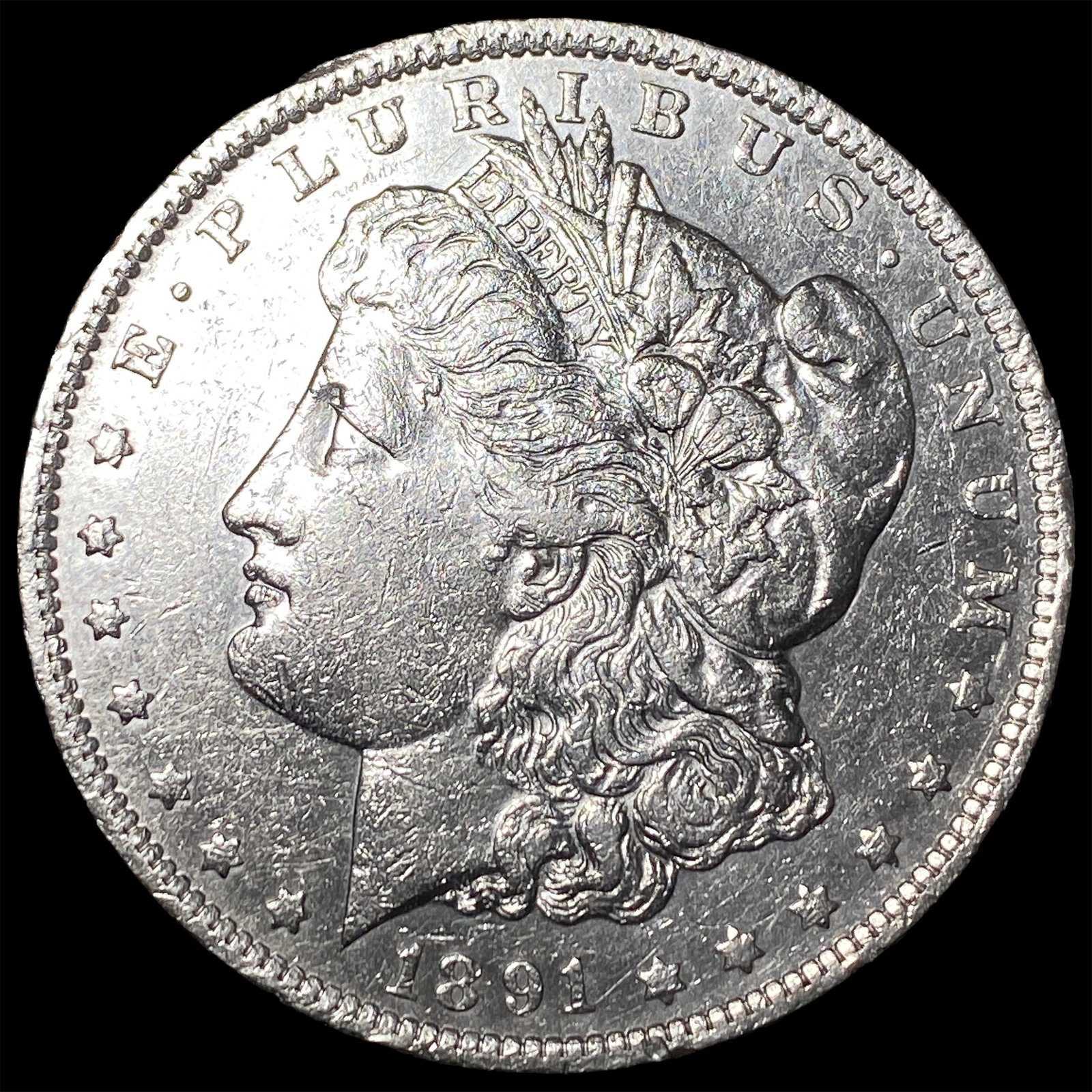 1891-O Silver Morgan Dollar CLOSELY UNCIRCULATED: 1891-O Silver Morgan Dollar CLOSELY UNCIRCULATED