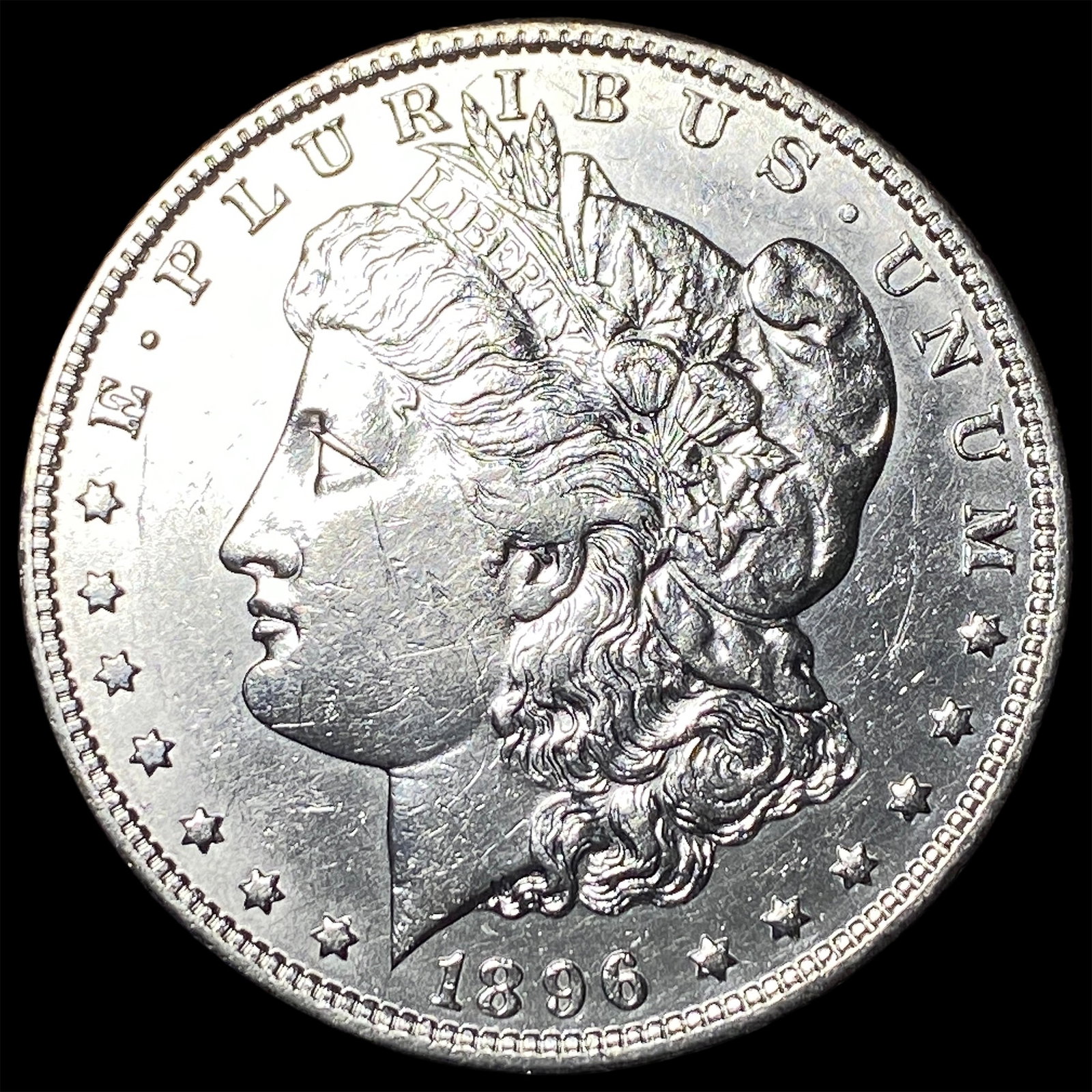 1896-O Silver Morgan Dollar CLOSELY UNCIRCULATED: 1896-O Silver Morgan Dollar CLOSELY UNCIRCULATED