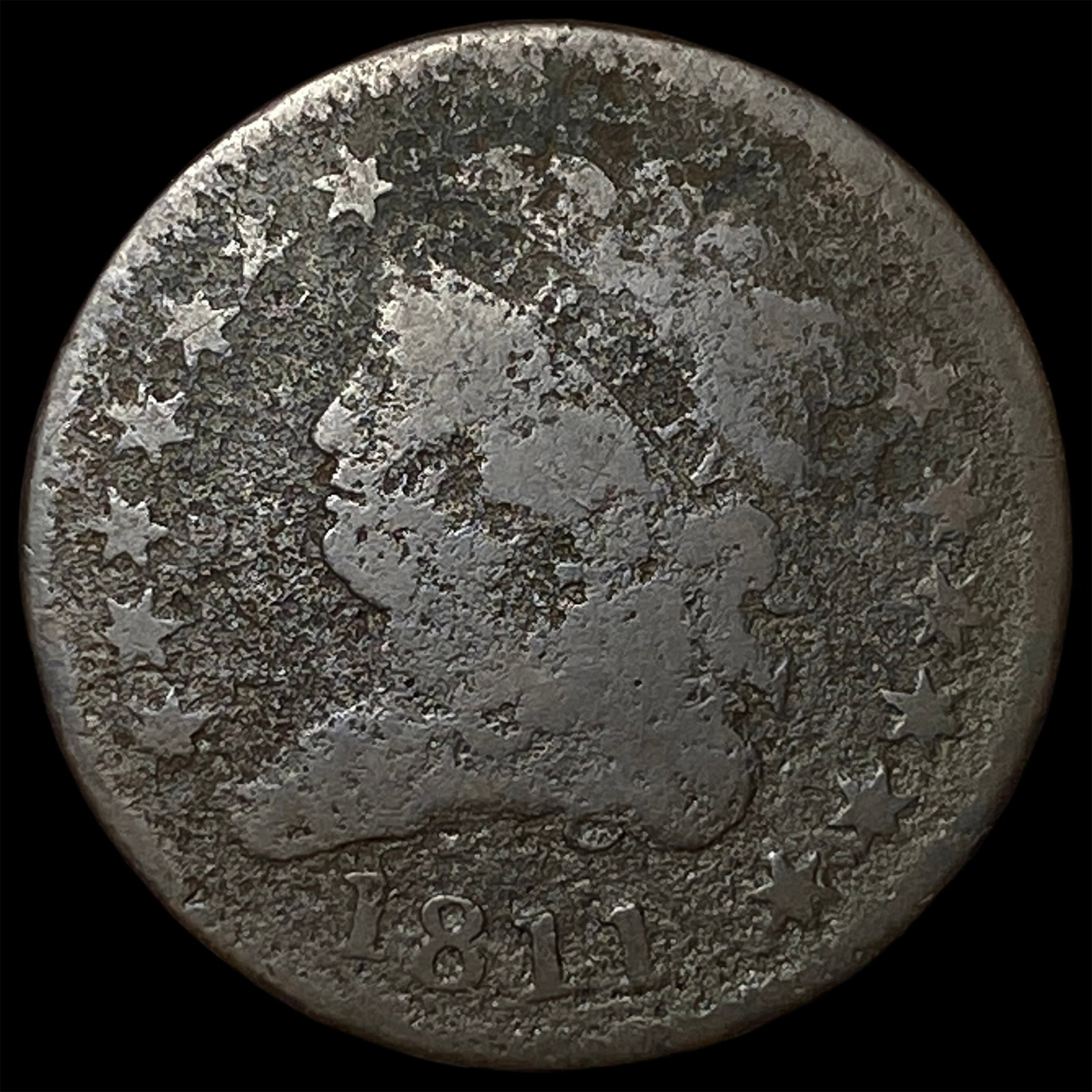 1811 Classic Head Half Cent NICELY CIRCULATED (1 of 2)