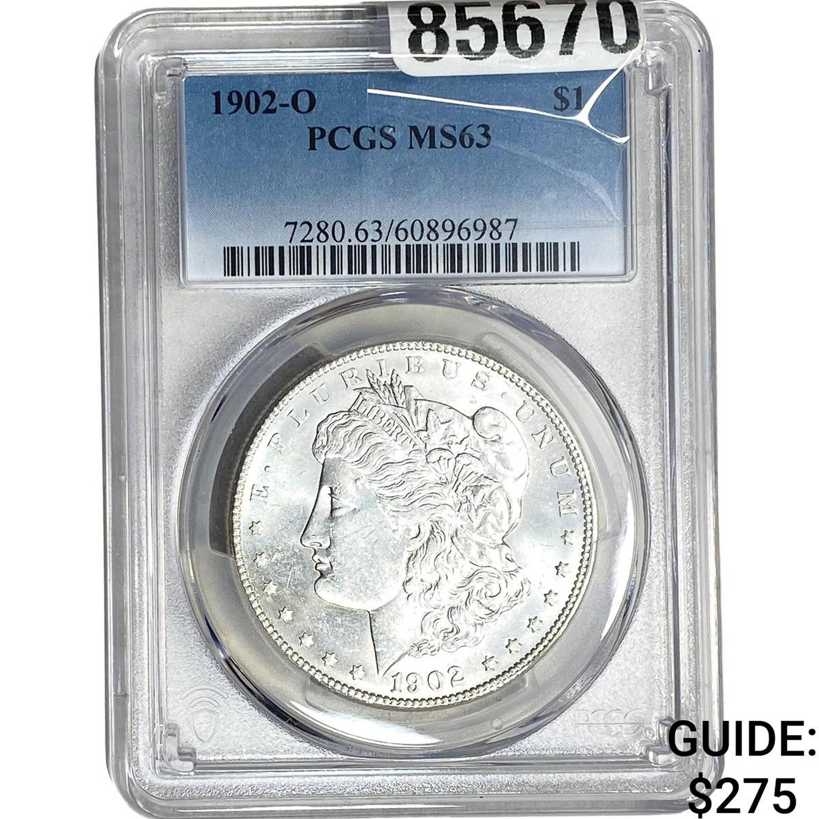1902-O Morgan Silver Dollar PCGS MS63 (1 of 2)