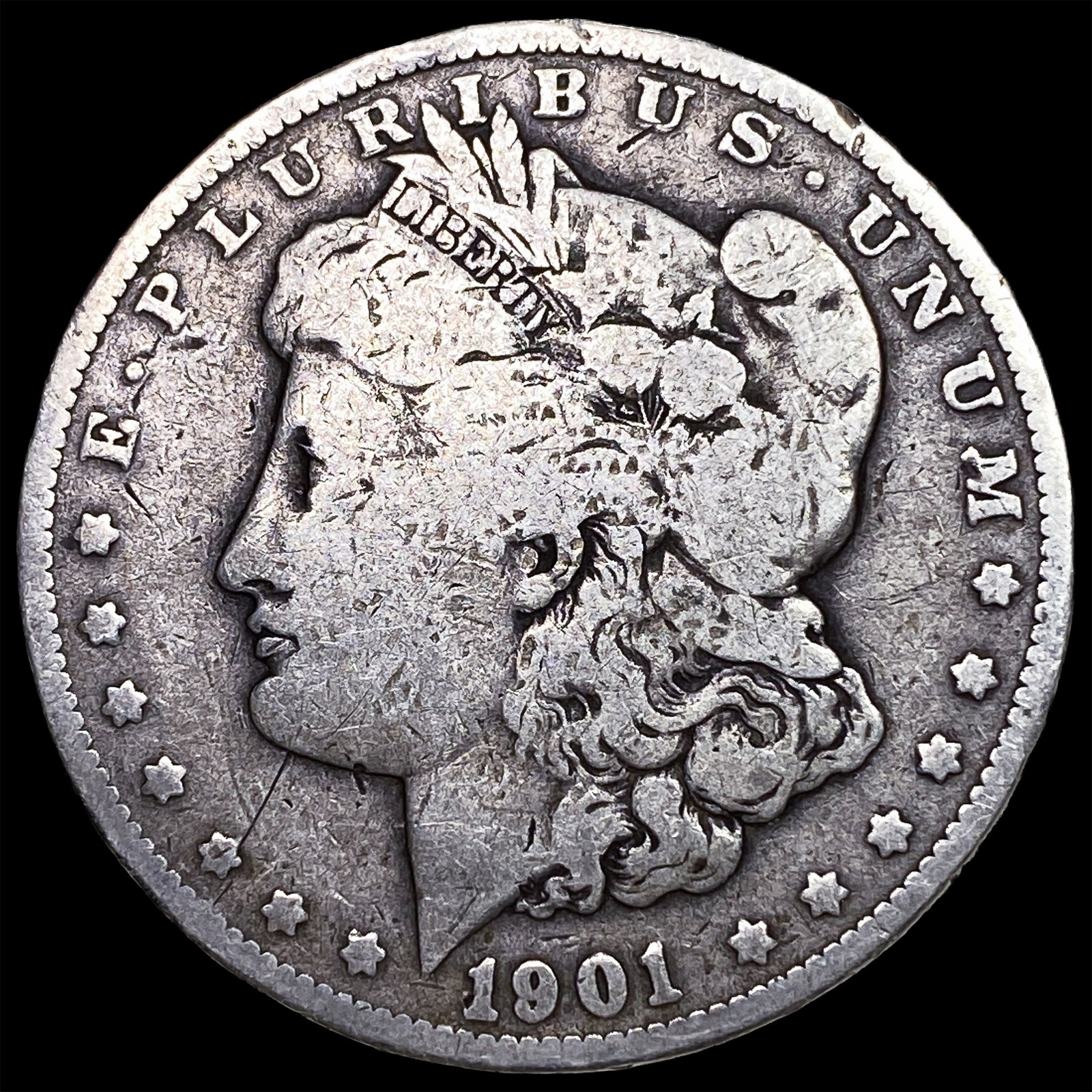 1901 Morgan Silver Dollar LIGHTLY CIRCULATED: 1901 Morgan Silver Dollar LIGHTLY CIRCULATED