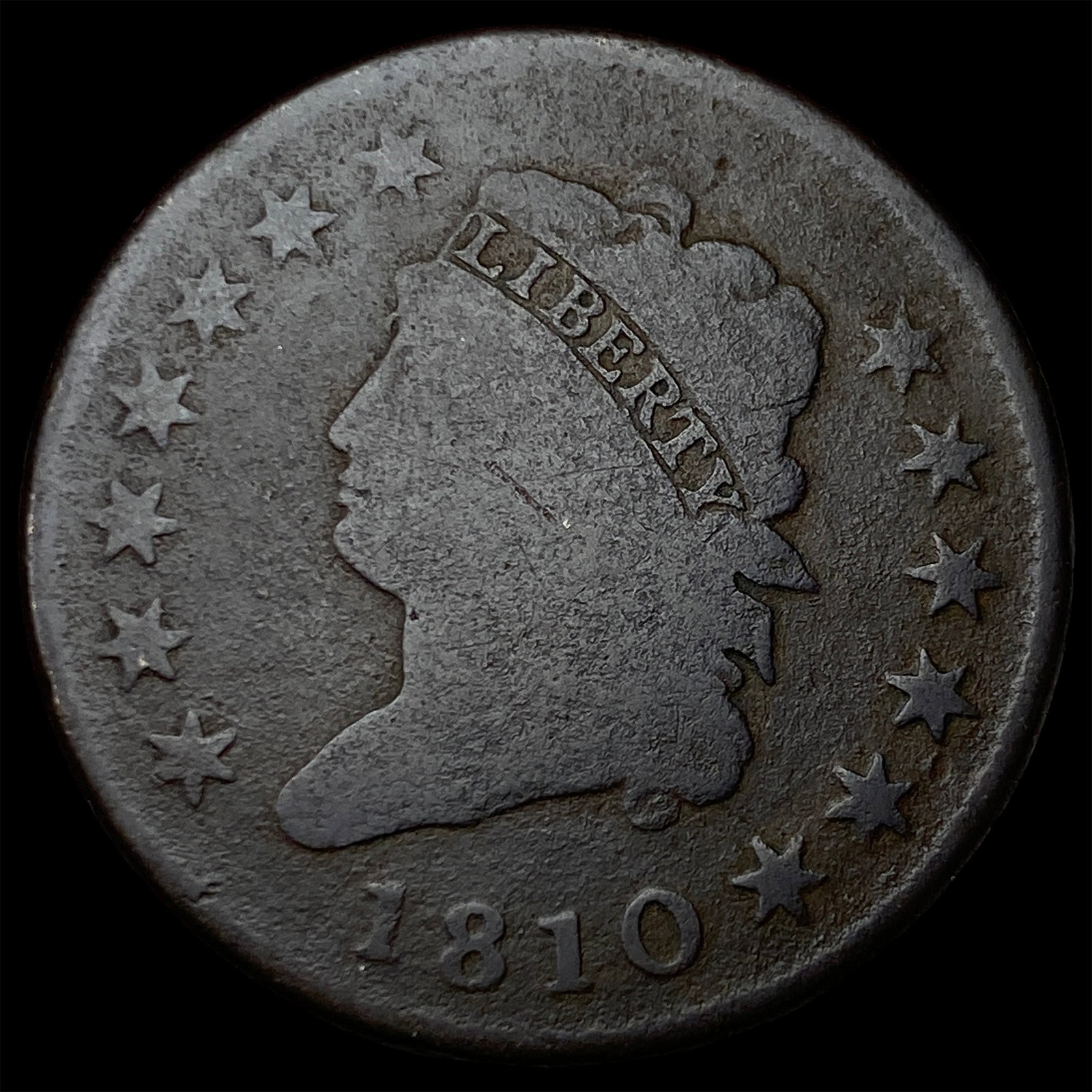 1810 Classic Head Large Cent LIGHTLY CIRCULATED (1 of 2)