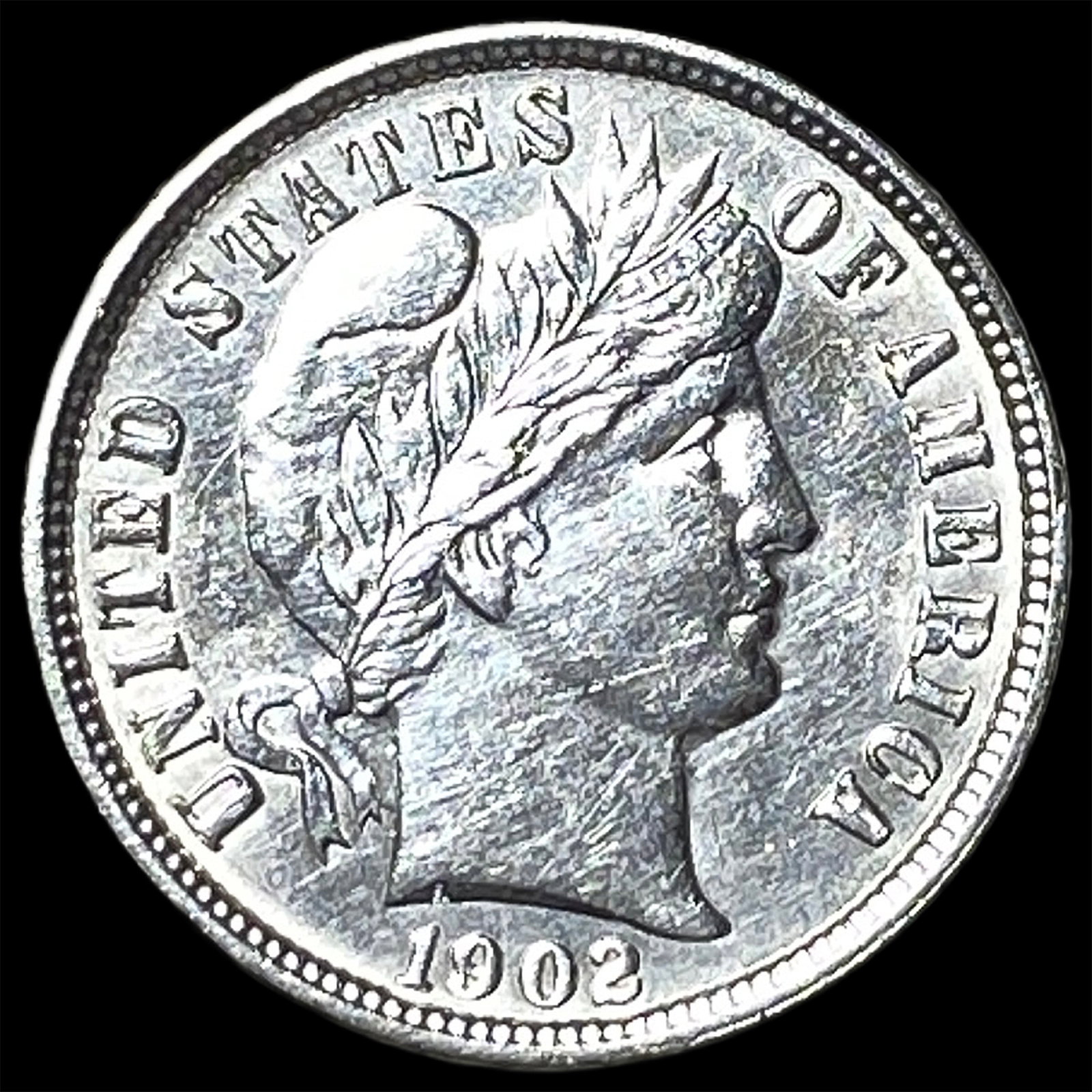 1902-O Silver Barber Dime UNCIRCULATED (1 of 2)